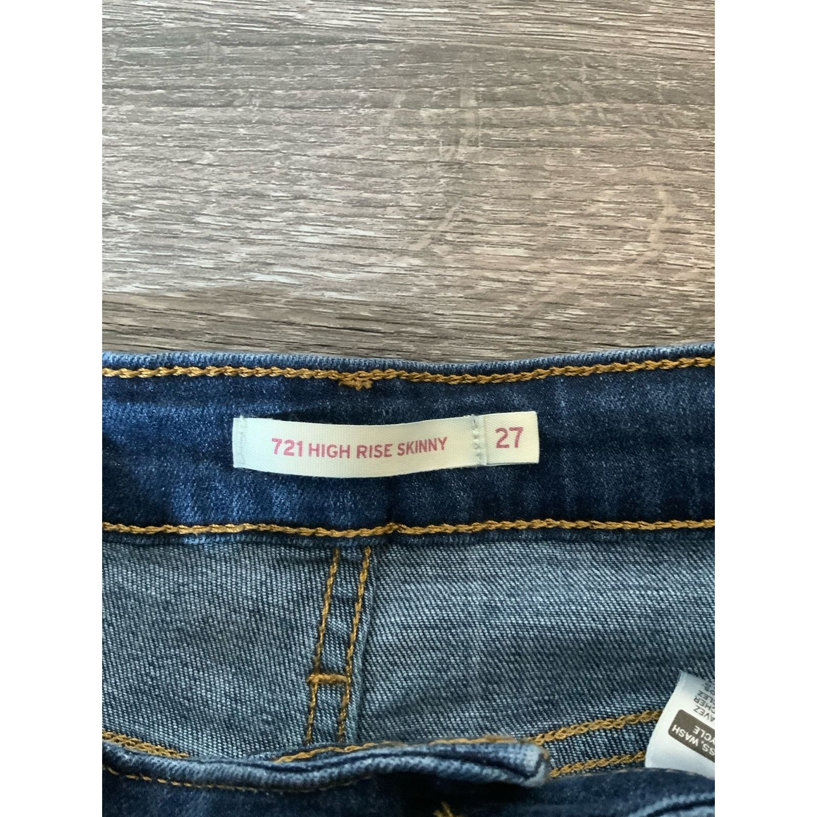 Levi's Levi’s 721 High Rise Skinny Jeans Denim Pants Women’s 27 Size 27" / US 4 / IT 40 - 4 Thumbnail