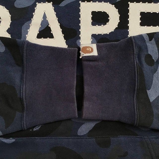 Bape CRYSTAL STONE BAPE logo pullover hoodie a bathing ape Size US M / EU 48-50 / 2 - 7 Thumbnail