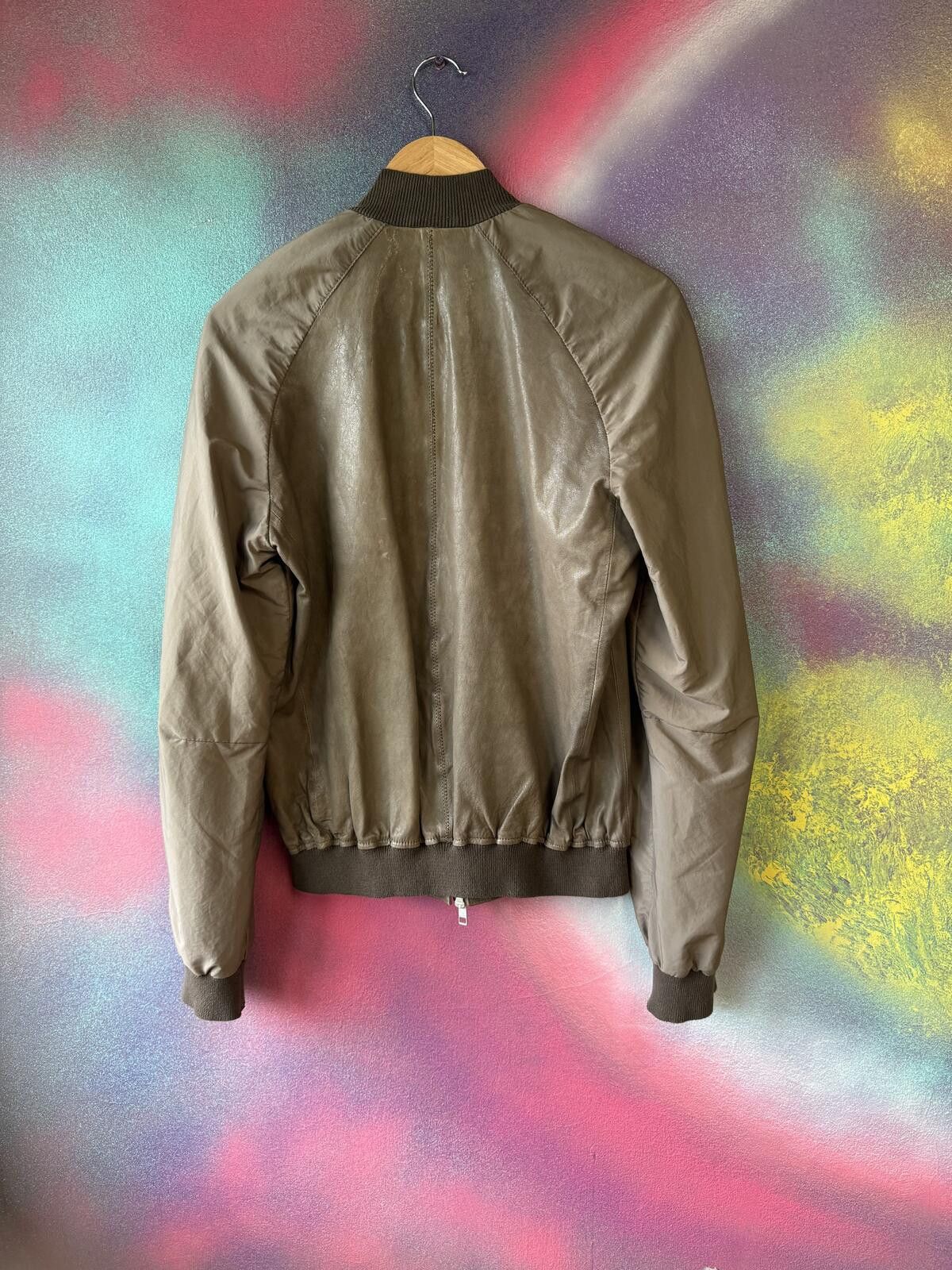 Other All saints men’s vintage brown leather jacket size small Size US S / EU 44-46 / 1 - 4 Thumbnail