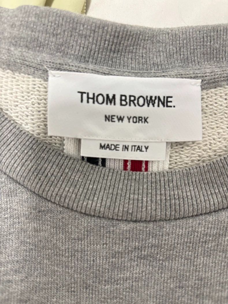 Thom Browne Thom Browne Grey hoodie Size US L / EU 52-54 / 3 - 4 Thumbnail