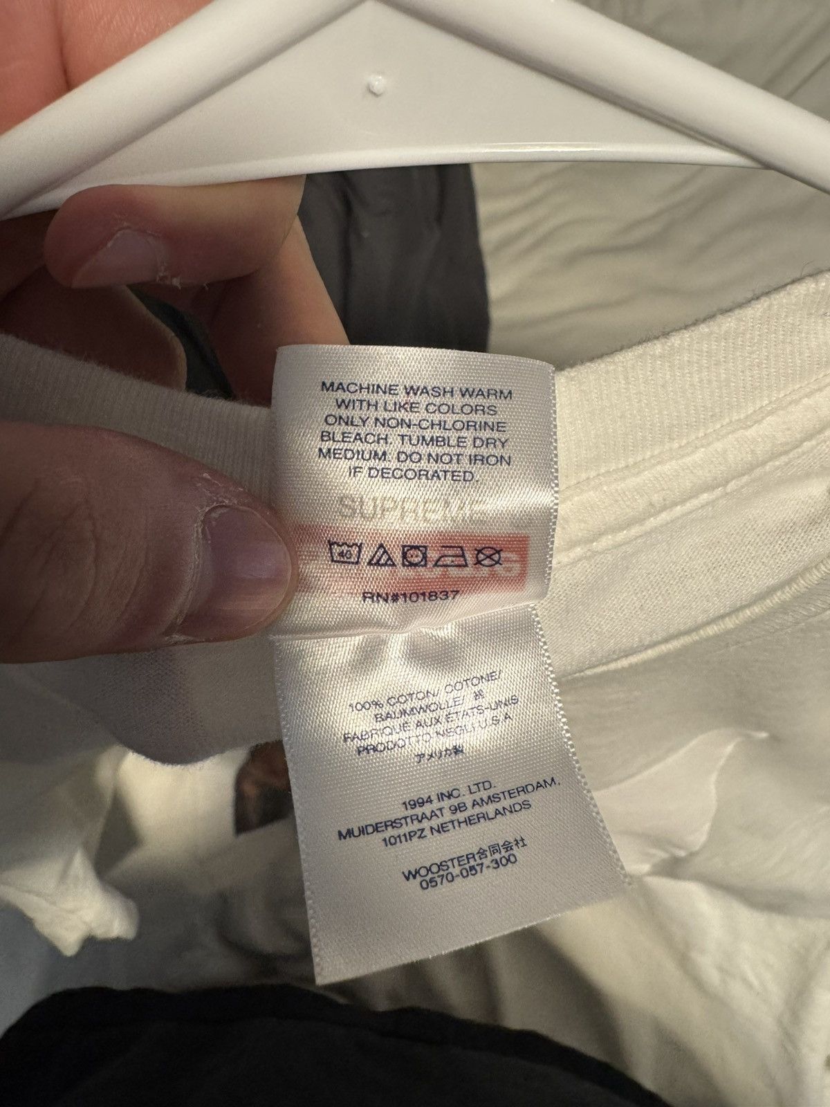 Supreme Supreme NBA Youngboy Tee White (LARGE) Size US L / EU 52-54 / 3 - 3 Thumbnail