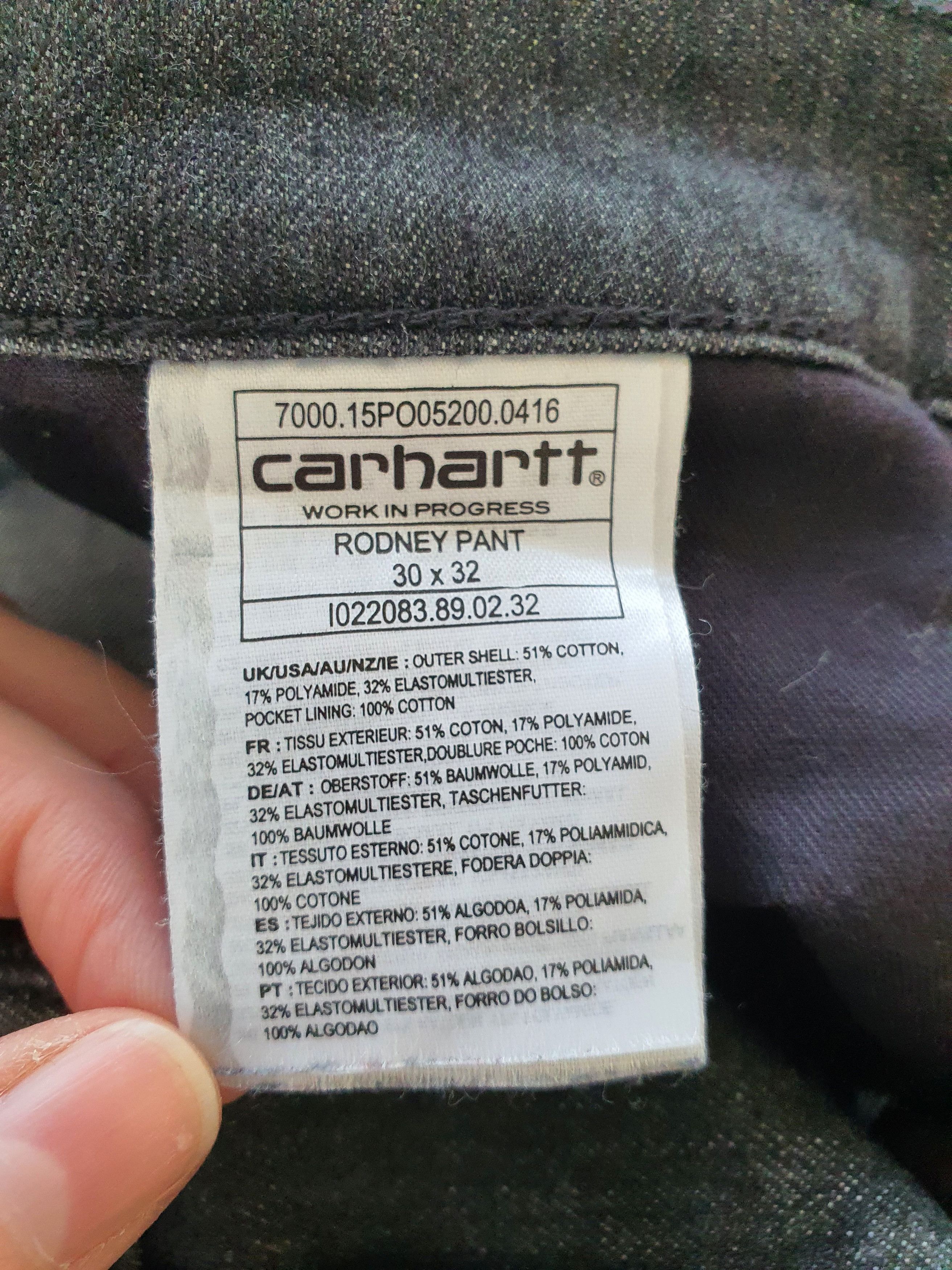 Carhartt Wip RODNEY PANT Denim Jeans (I022083) - CORDURA Denim - W30 Size US 30 / EU 46 - 6 Thumbnail