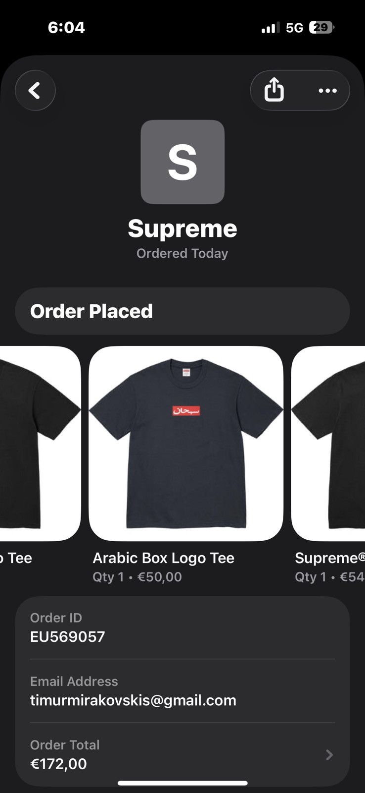 Supreme Supreme arabic box logo tee Size US L / EU 52-54 / 3 - 4 Thumbnail