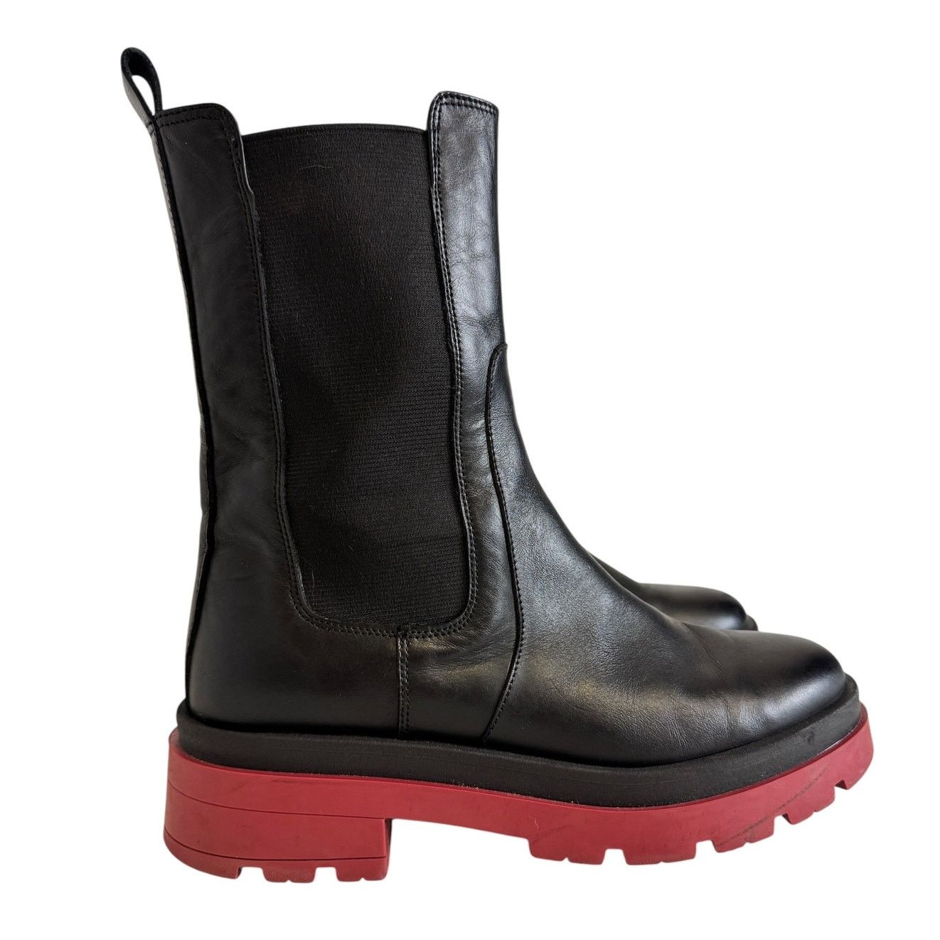 Other Dusano Chelsea Boots Black Leather EU 38 Luxury Designer Size US 7.5 / IT 37.5 - 1 Thumbnail