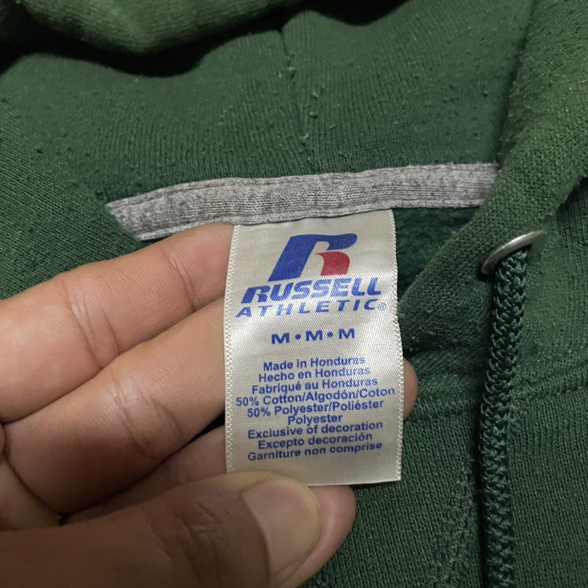 Russell Athletic Vintage 90s Russell Athletic Green sun faded Hoodie Size US M / EU 48-50 / 2 - 12 Thumbnail