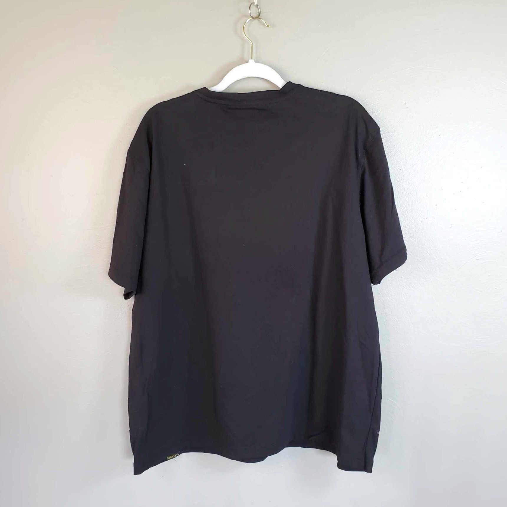 Vintage STANLEY Henley Pocket T Shirt Mens XL Black Workwear Size US XL / EU 56 / 4 - 5 Thumbnail