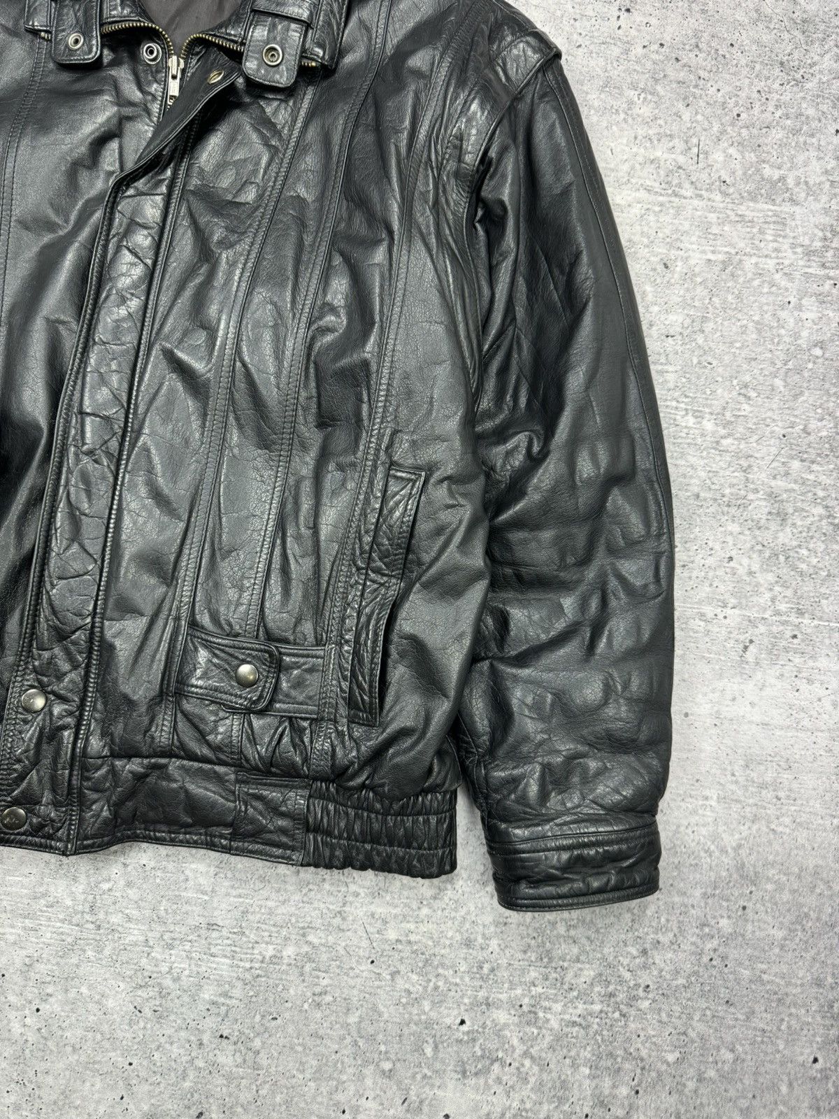 Genuine Leather Vintage Aviator Top Gun Genuine Leather Bomber Jacket - Vest Size US M / EU 48-50 / 2 - 4 Thumbnail