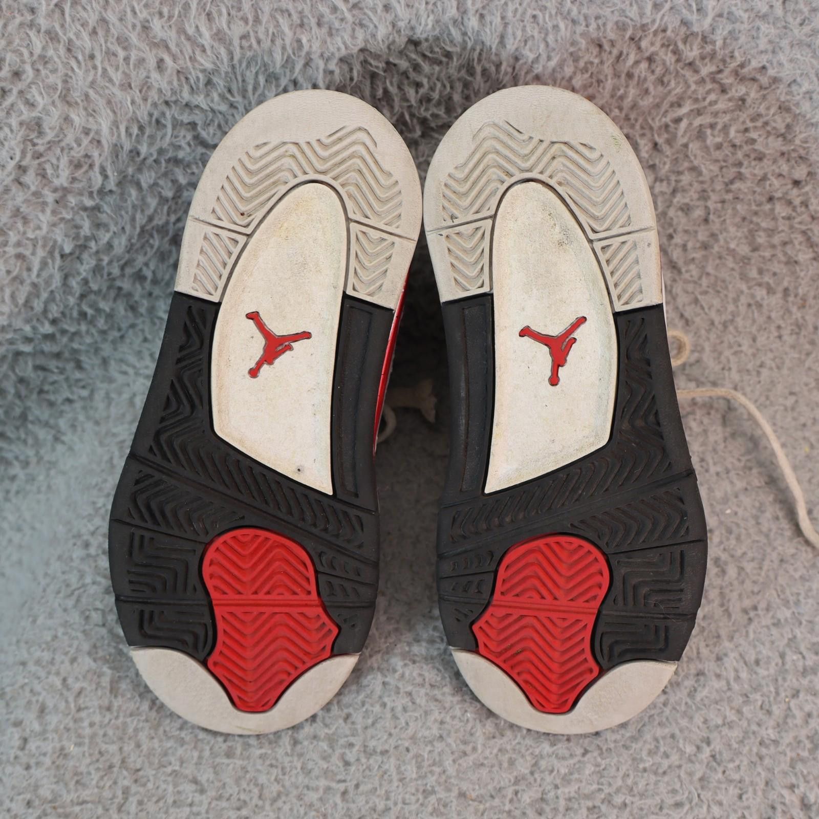Jordan Brand Retro Jordan 4 Red Cement Child Size 12c Bred Size US 12 / EU 45 - 8 Thumbnail