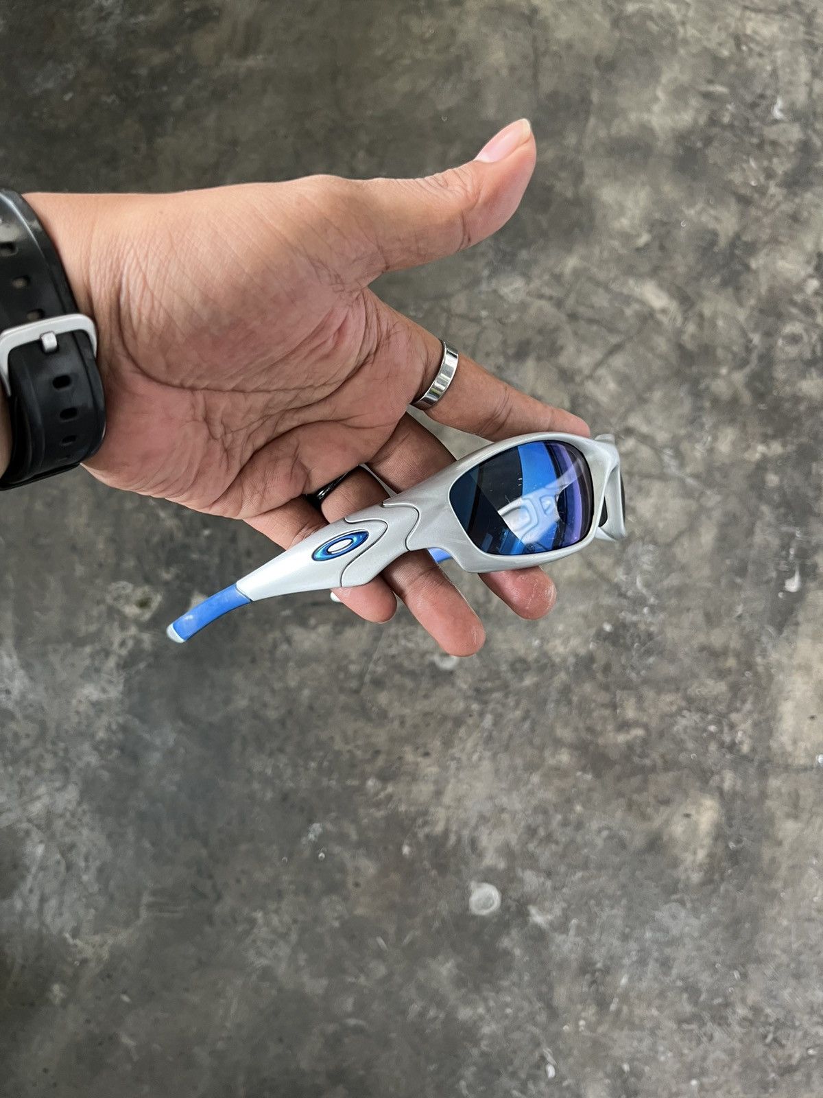 Oakley Oakley Straight Jacket 2.0 Silver / ice Size ONE SIZE - 6 Thumbnail