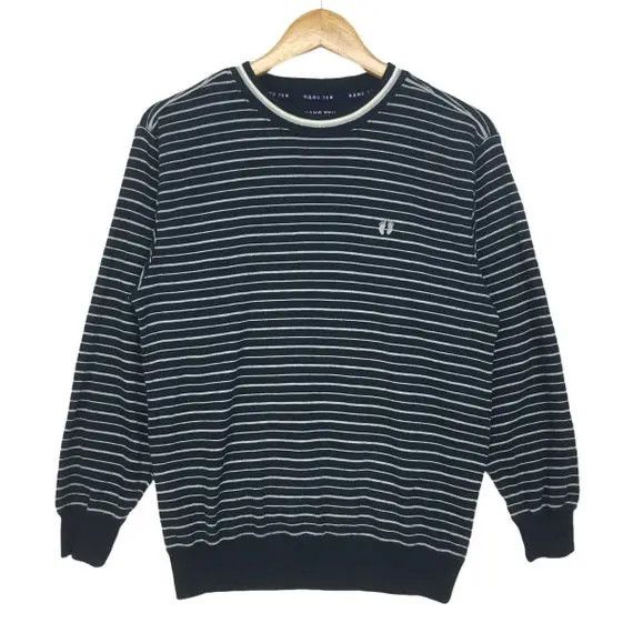 Hang Ten Vtg 90' HANG TEN SURFING Striped Sweatshirt Sweater Pullover Size US S / EU 44-46 / 1 - 1 Thumbnail