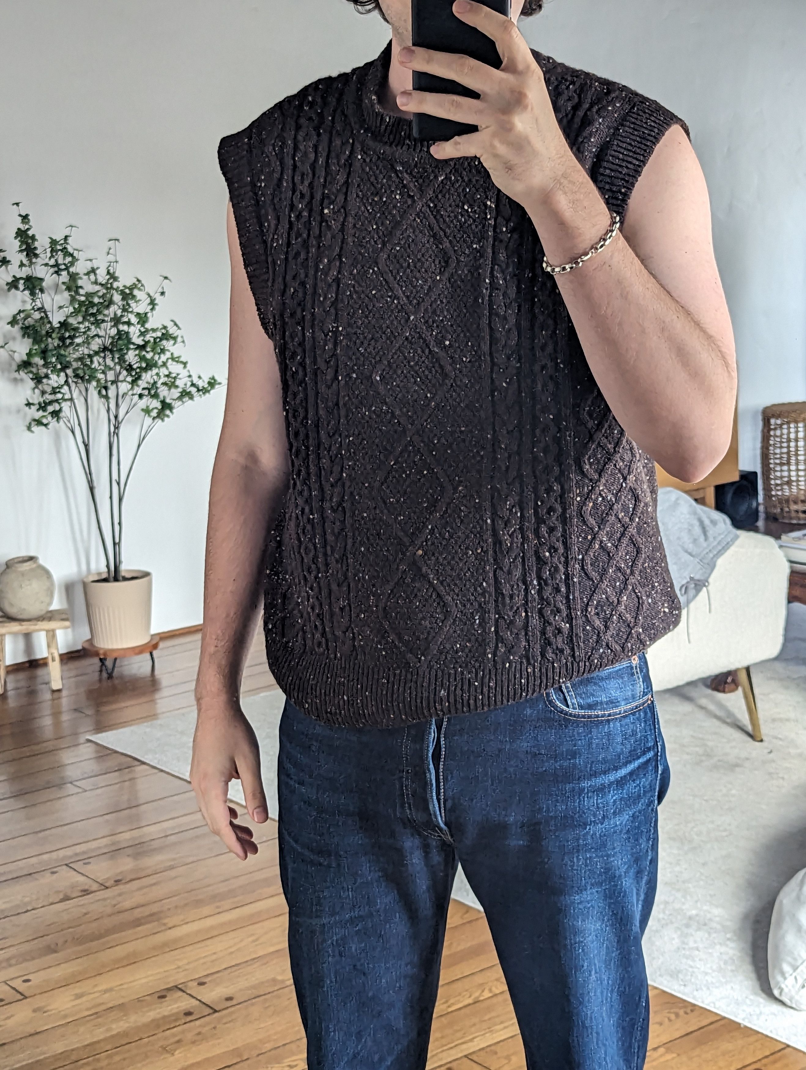 Handmade × Steven Alan Steven Alan Shetland Wool Tanktop Free size (M/L) Size US L / EU 52-54 / 3 - 1 Thumbnail