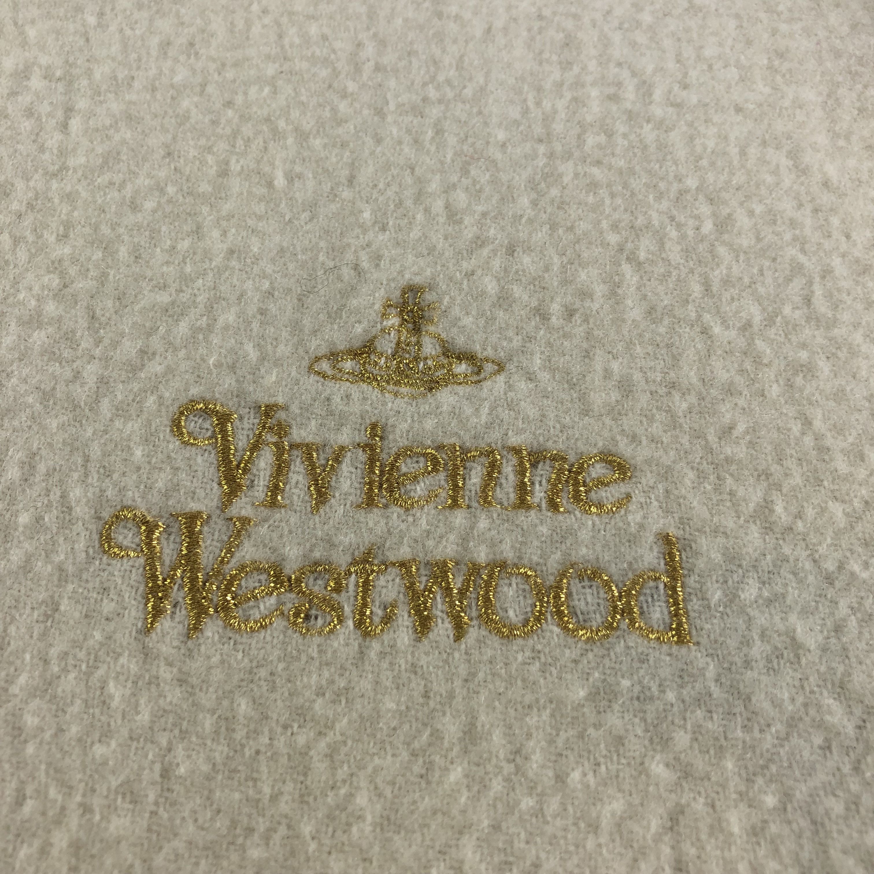 Vivienne Westwood Vivienne Westwood Plain Wool Scarf Muffler V1708 Size ONE SIZE - 4 Thumbnail