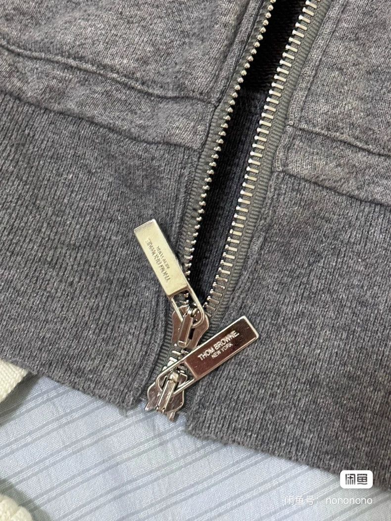 Thom Browne Thom Browne Zippered hoodie Size US S / EU 44-46 / 1 - 4 Thumbnail