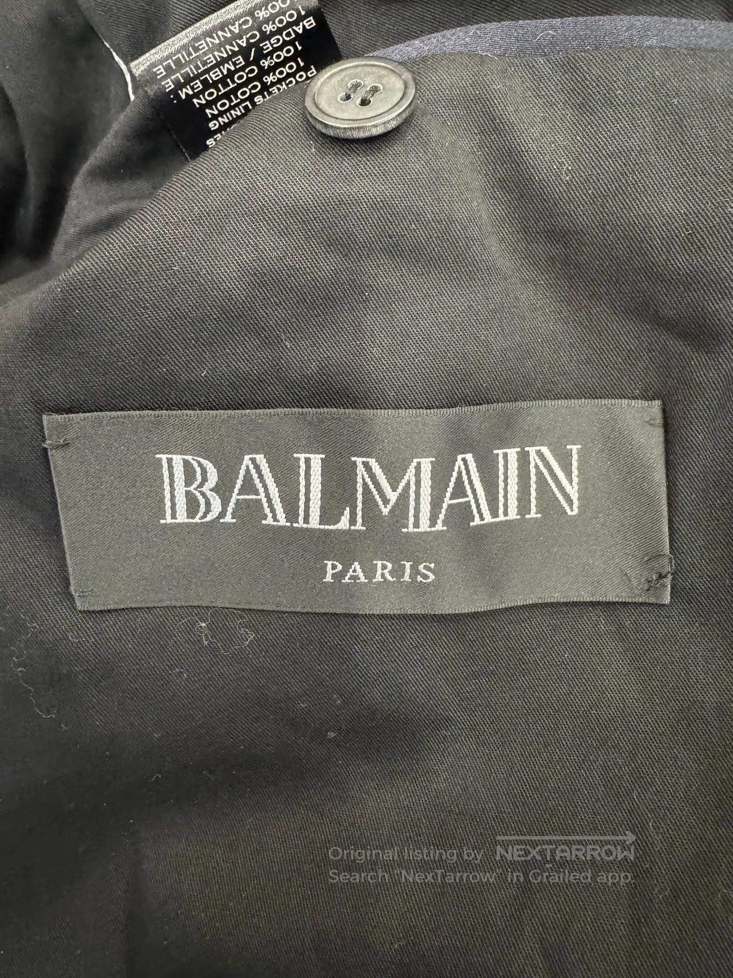 Balmain Balmain Baroque Military Blue Blazer. Size US S / EU 44-46 / 1 - 6 Thumbnail