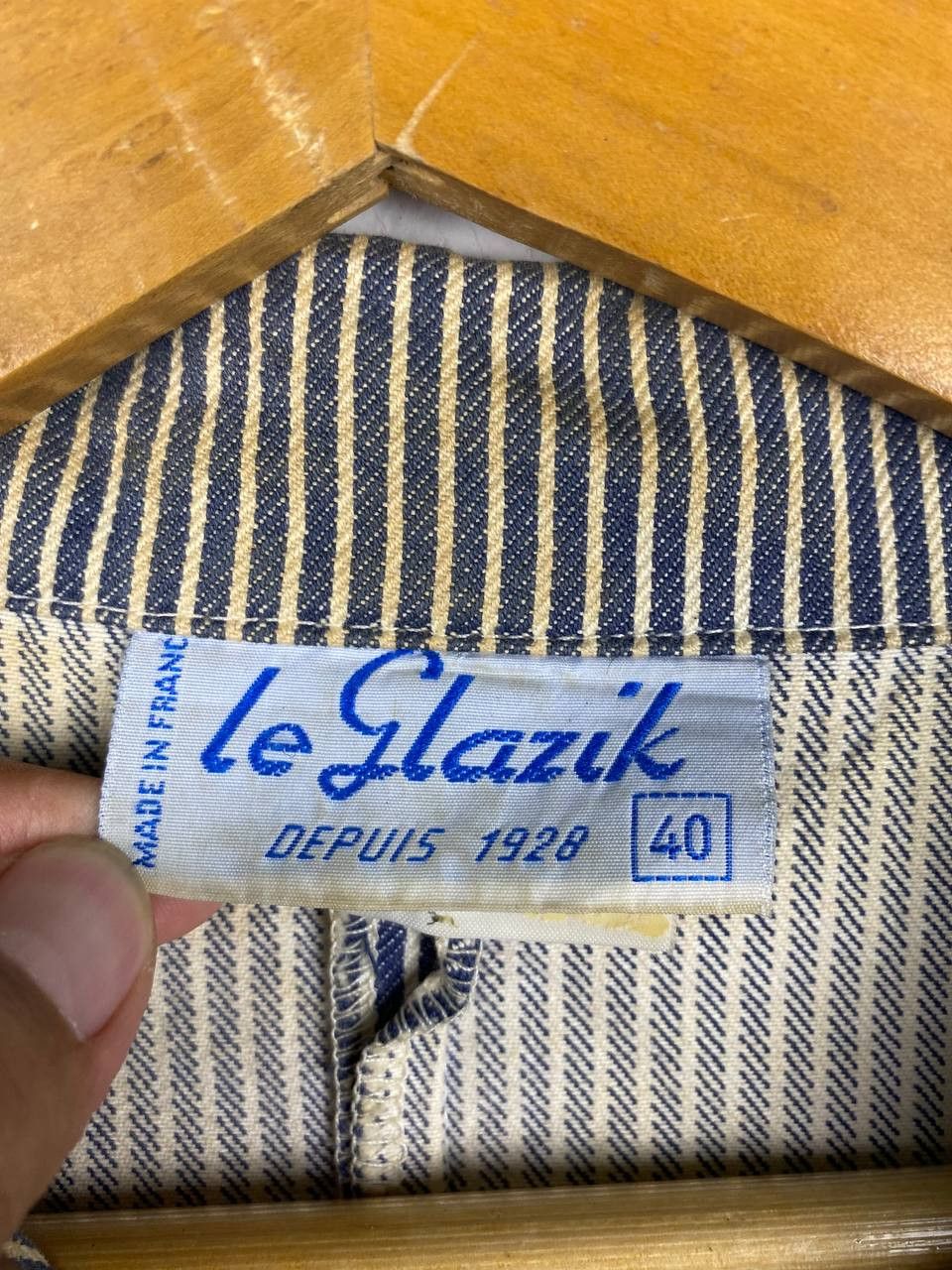 If Six Was Nine le glazik hickory striped jacket nice design Size US M / EU 48-50 / 2 - 7 Thumbnail
