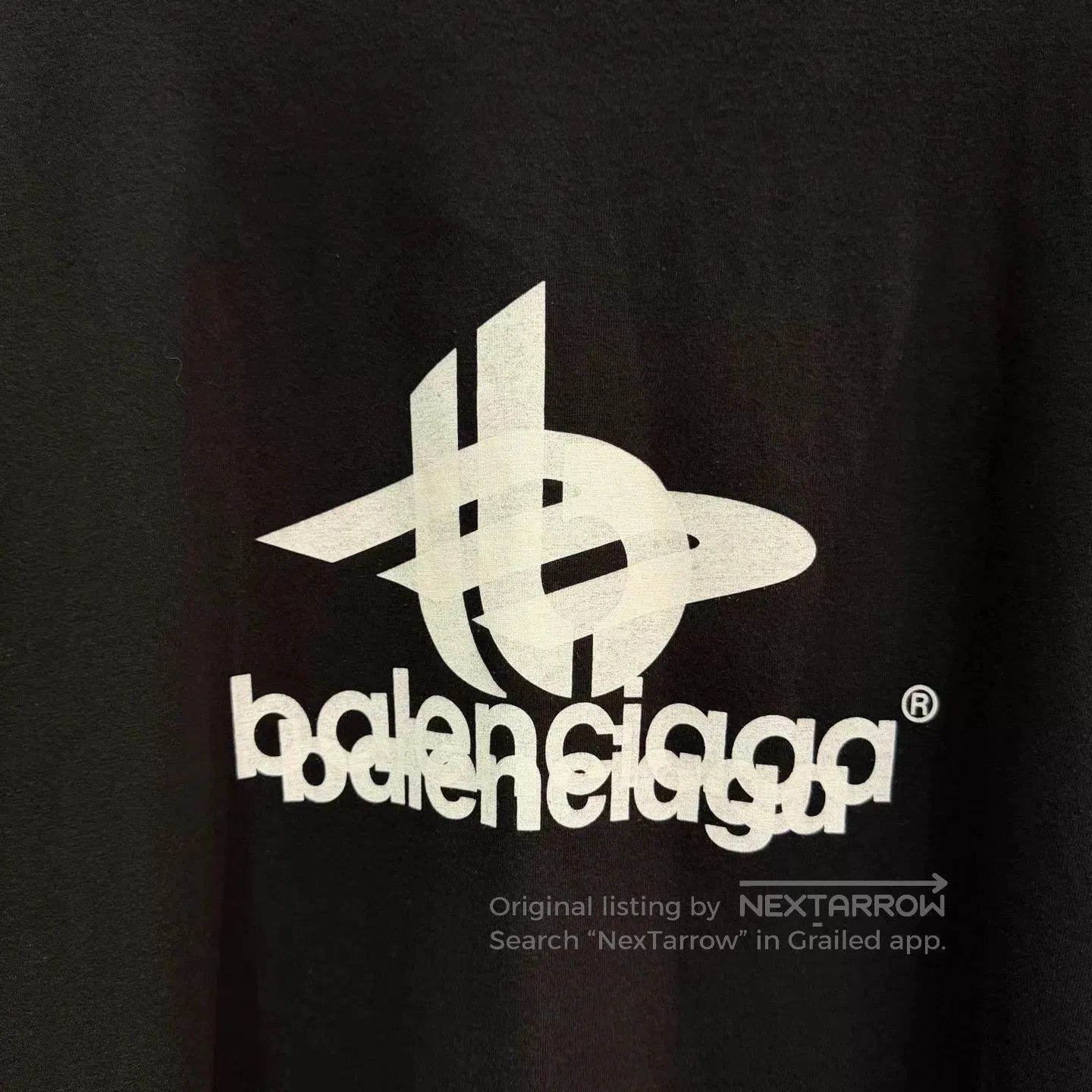 Balenciaga Balenciaga Phantom Logo Black T. Size US M / EU 48-50 / 2 - 3 Thumbnail