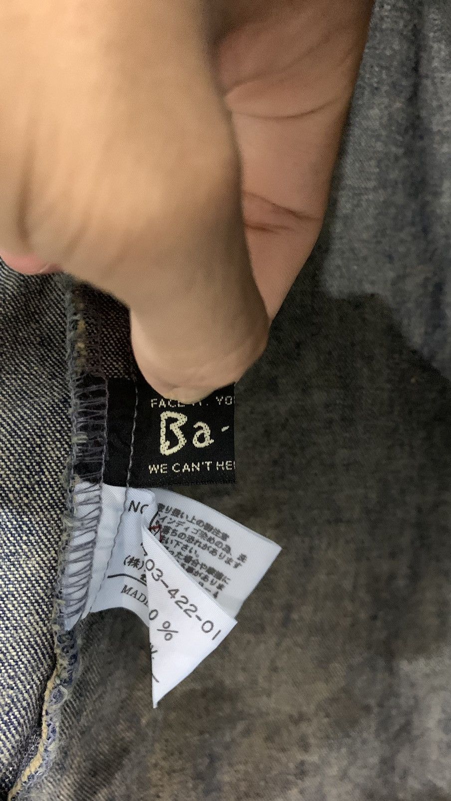 If Six Was Nine Bat-su Denim Punk Jacket Size M / US 6-8 / IT 42-44 - 12 Thumbnail