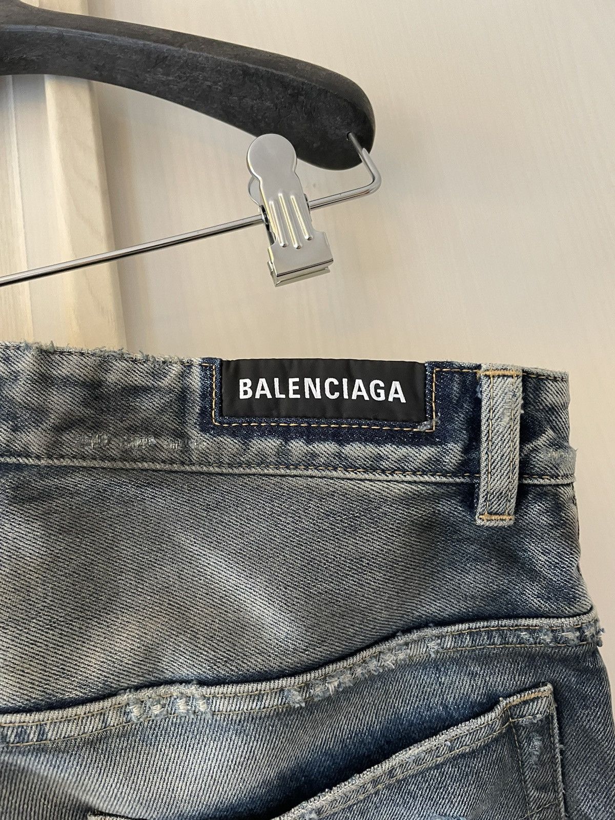 Balenciaga *RARE* Slim Mud Show Distressed Jeans (S) Size US 30 / EU 46 - 7 Thumbnail