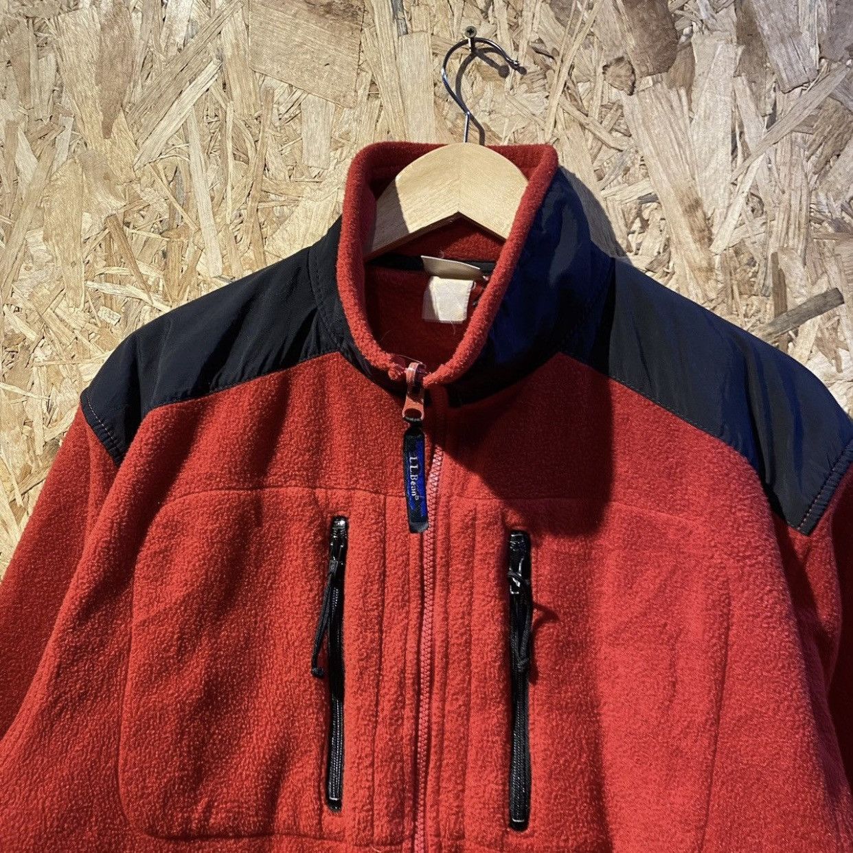L.L. Bean × Vintage Vintage LL Bean Technical Outdoor Fleece Men's Large Red Size US L / EU 52-54 / 3 - 4 Thumbnail