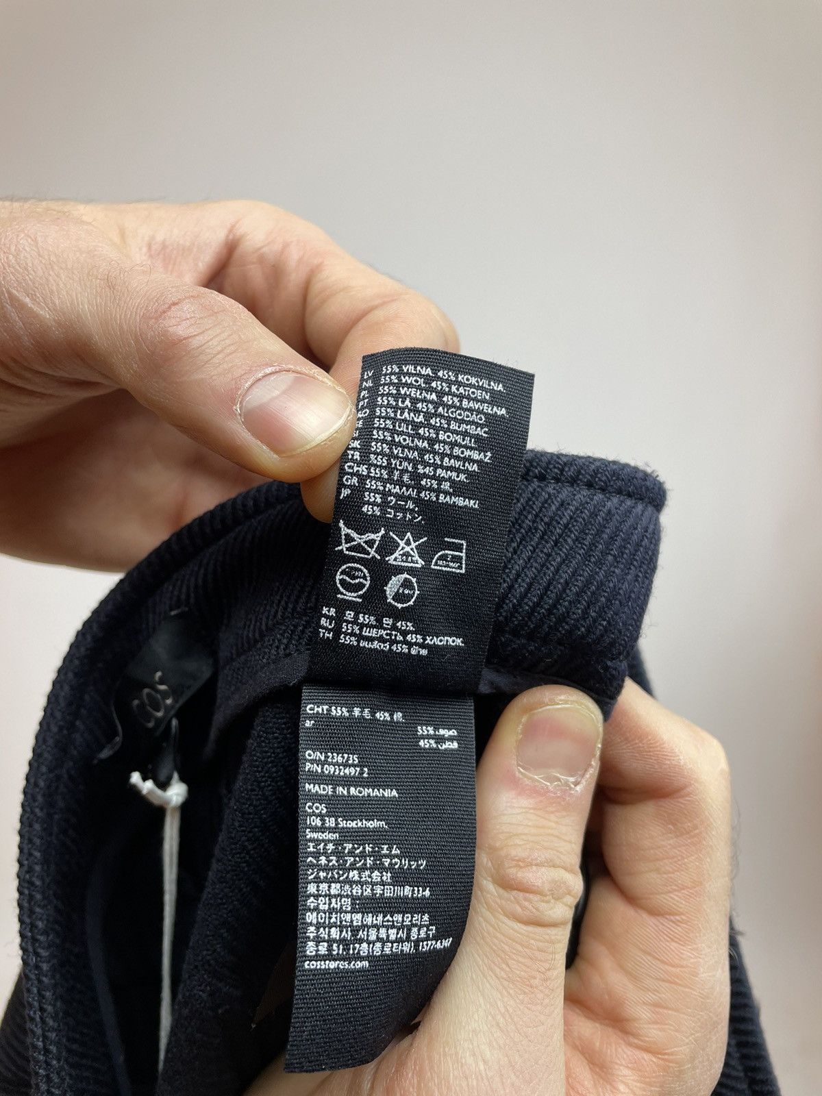 Cos × Japanese Brand COS Wool Trousers Women’s BIG SIZE size EUR 44 Size 32" / US 10 / IT 46 - 13 Thumbnail
