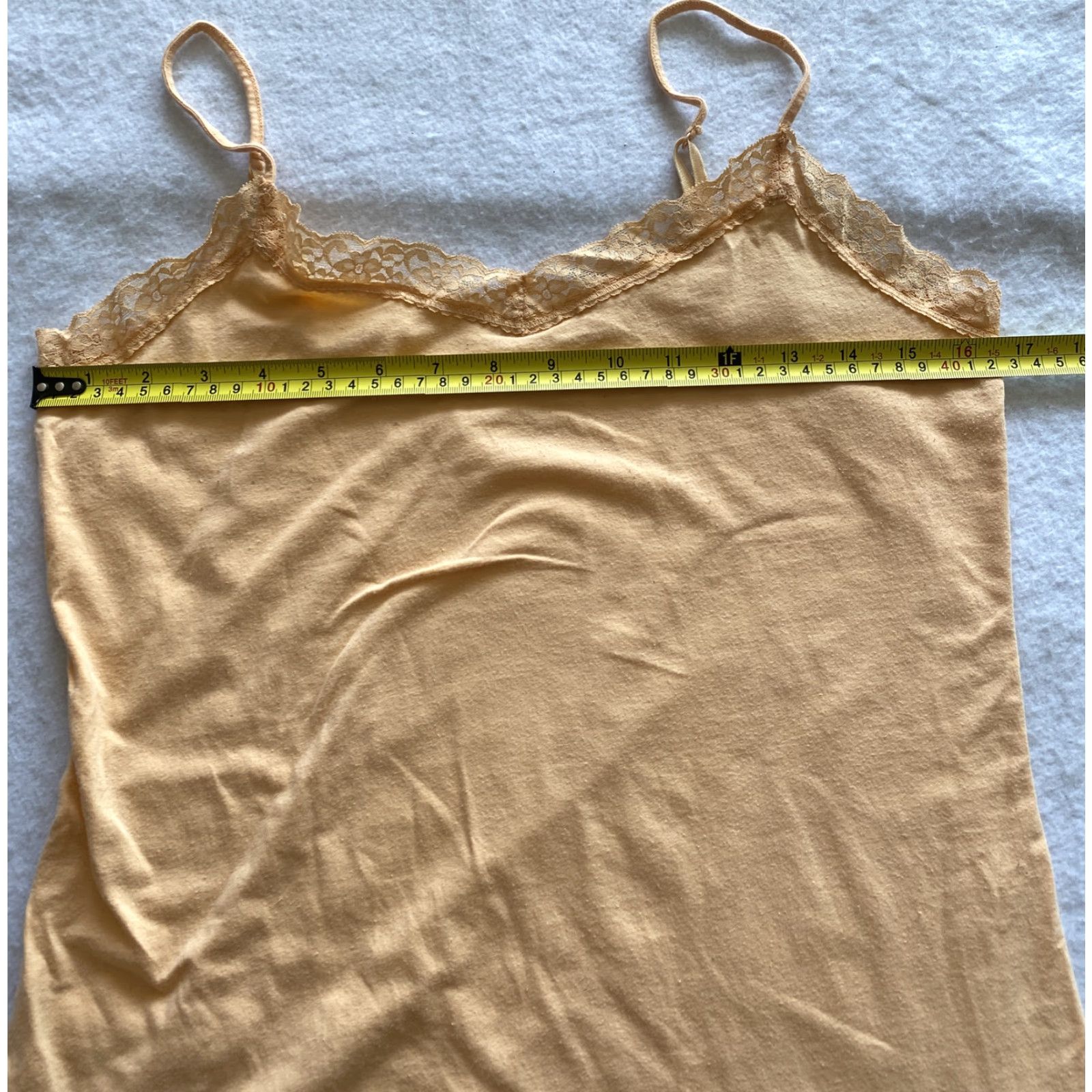 Merona Merona Women's Tank Top M Orange Cotton Womens Size M / US 6-8 / IT 42-44 - 3 Thumbnail