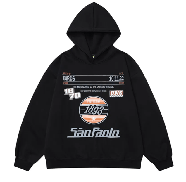Japanese Brand × Vintage "Sao Paolo-L" Hoodie Size US L / EU 52-54 / 3 - 1 Thumbnail
