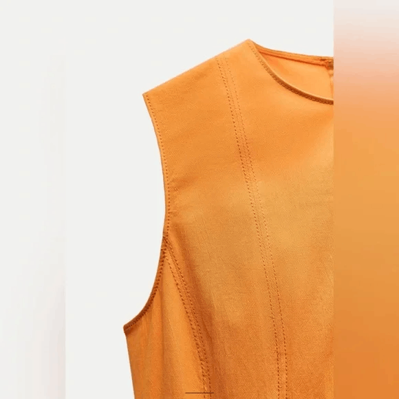 Zara Zara midi swing dress ZW collection Size S / US 4 / IT 40 - 4 Thumbnail