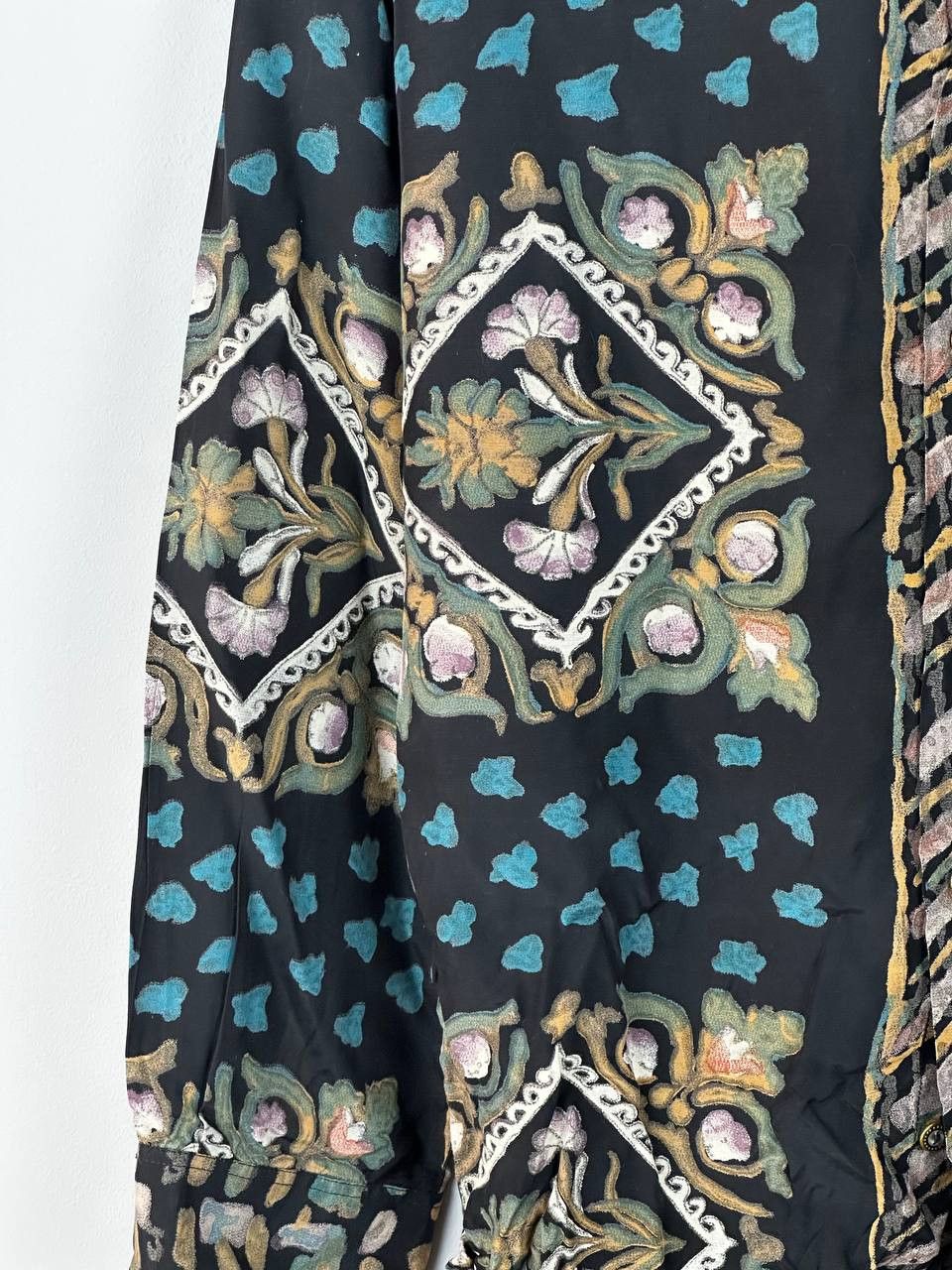 Designer Vintage Luxury Printed Summer Avant Garde Viscose Shirt Size US L / EU 52-54 / 3 - 6 Thumbnail