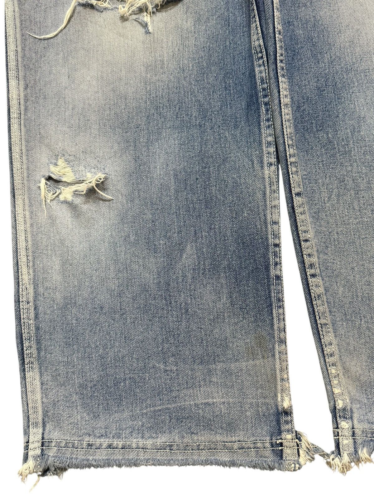 Fubu Vintage Japan Carpenter Faded Wash Distressed Wide Leg Baggy Size US 33 - 7 Thumbnail