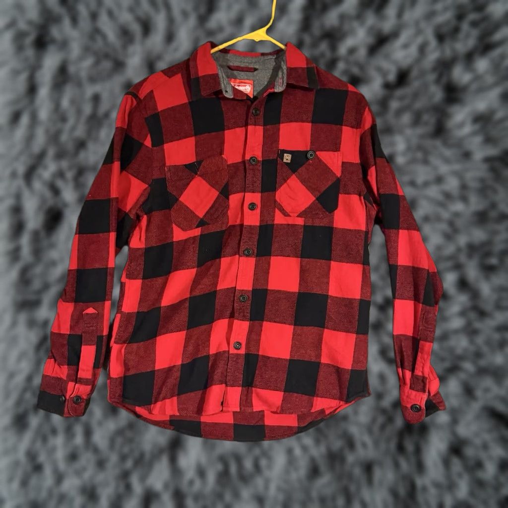 Lumberjack VINTAGE Coleman Button Up Shirt Men Medium Buffalo Plaid Lumberjack Gorpcore Grunge 2021 Size US M / EU 48-50 / 2 - 1 Thumbnail