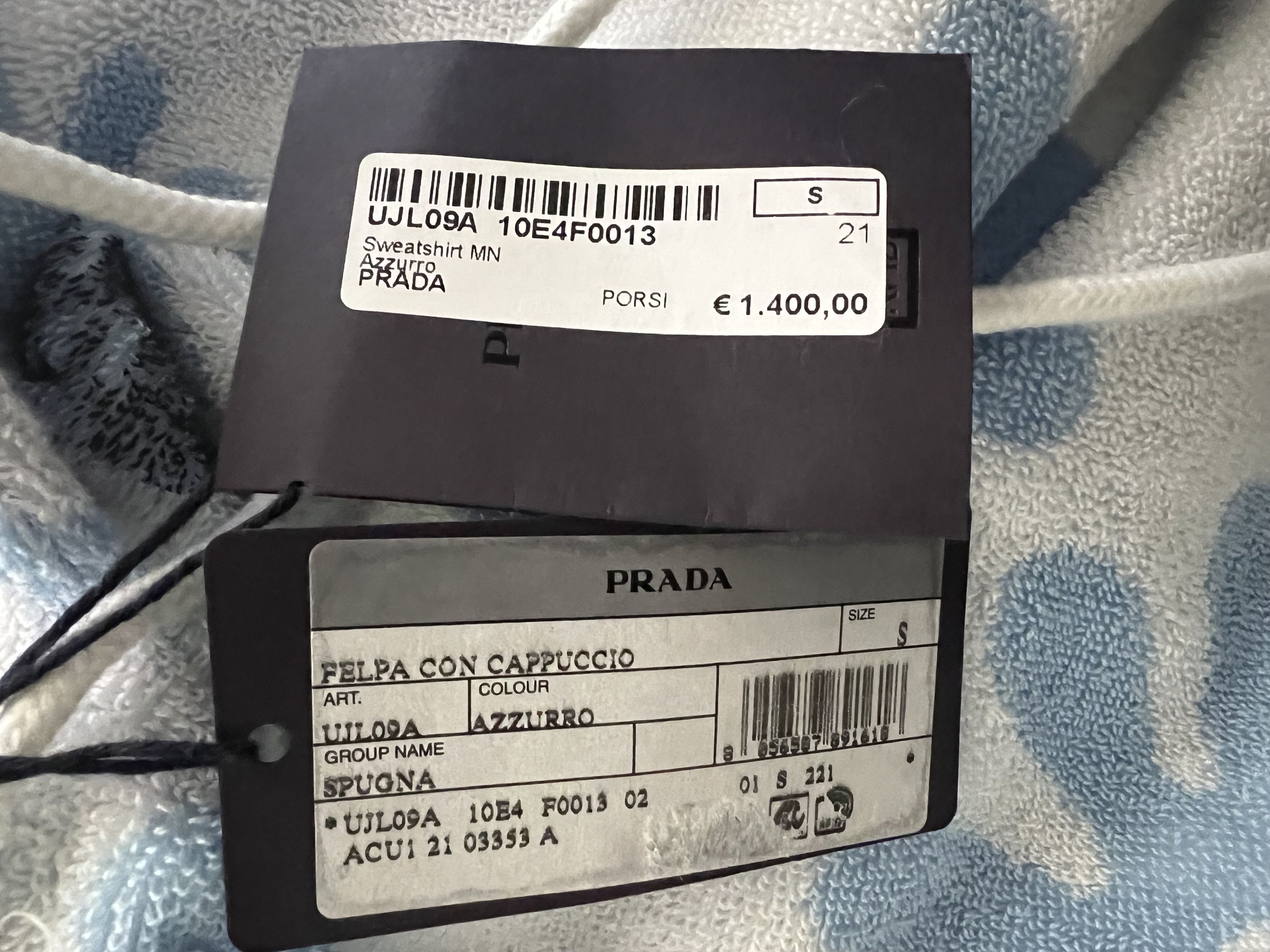 Prada PRINTED TERRY-COTTON HOODIE Size US S / EU 44-46 / 1 - 17 Thumbnail