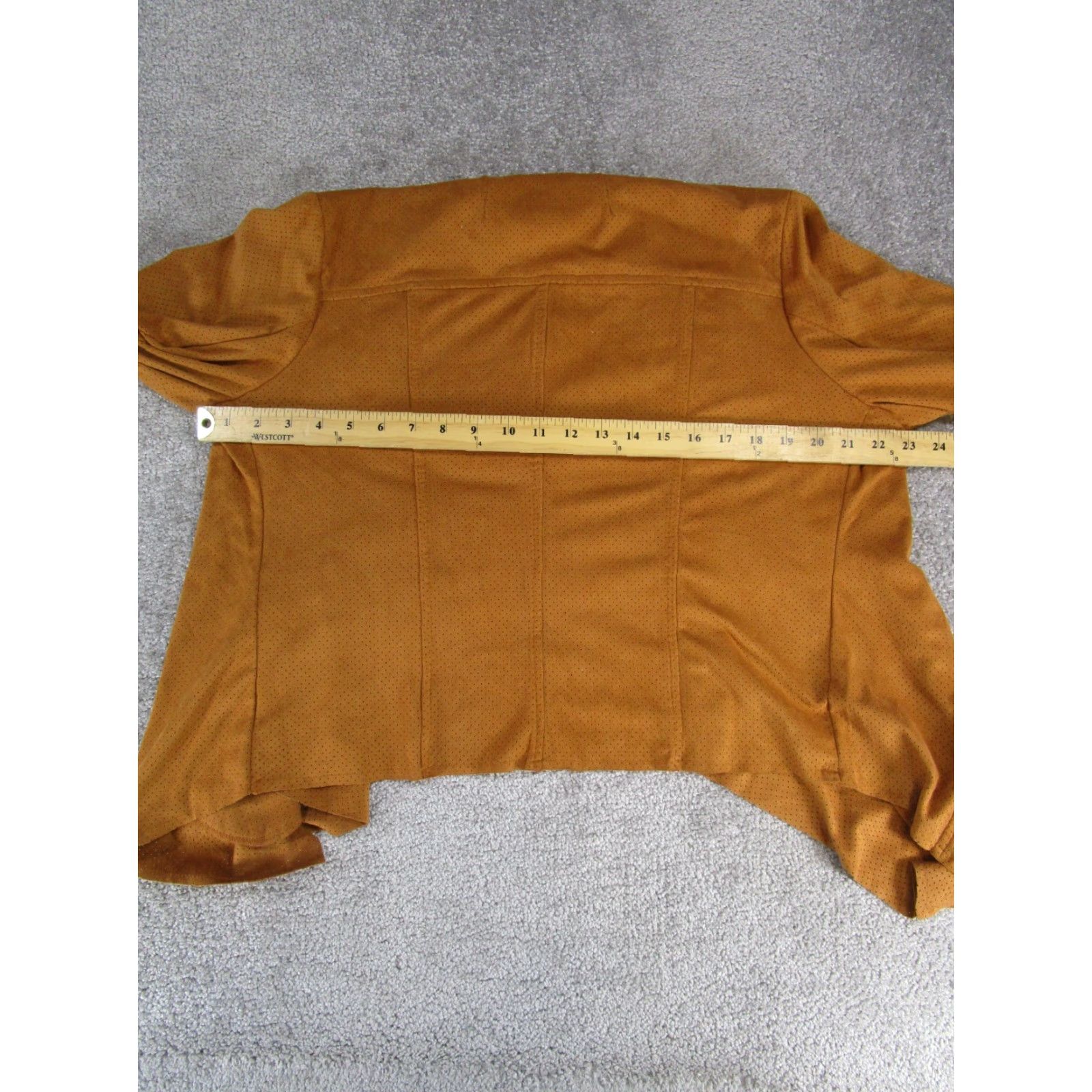 Vintage Liverpool Jacket Womens Large Brown Faux Suede Brand Liverpool Large L Brown Faux Suede Jacket Women Style Basic Jacket Size L / US 10 / IT 46 - 6 Thumbnail