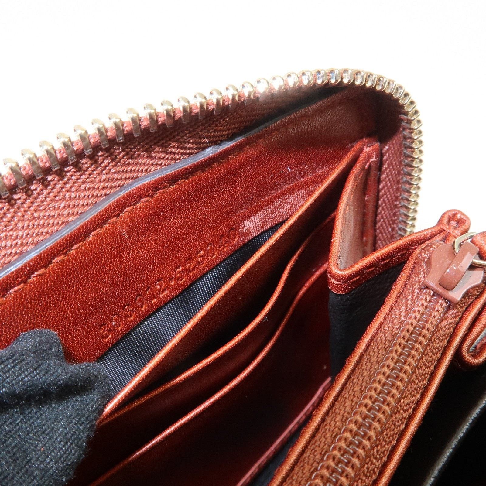 Gucci Gucci Sukey Interlocking G Microguccissima Calfskin Wallet Size ONE SIZE - 7 Thumbnail