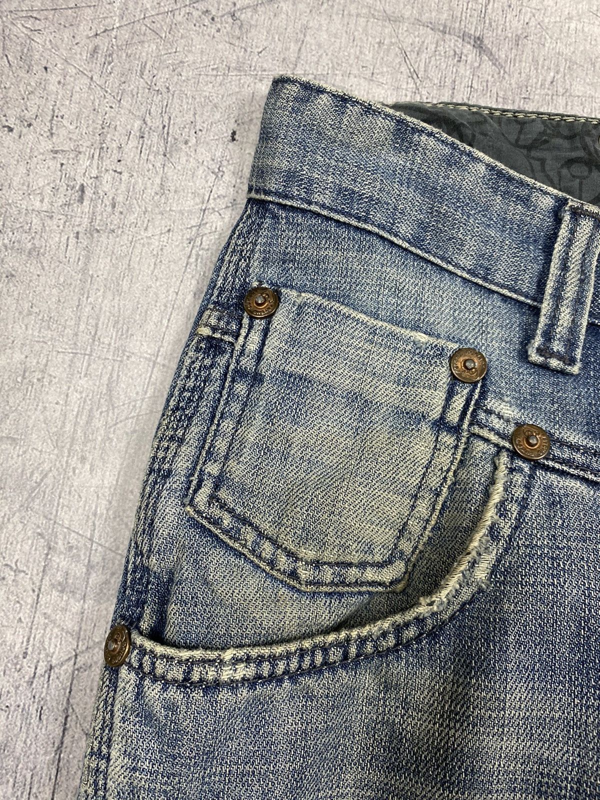 Other Vintage Psycho Cowboy Brand y2k Denim Shorts Size US 29 - 7 Thumbnail