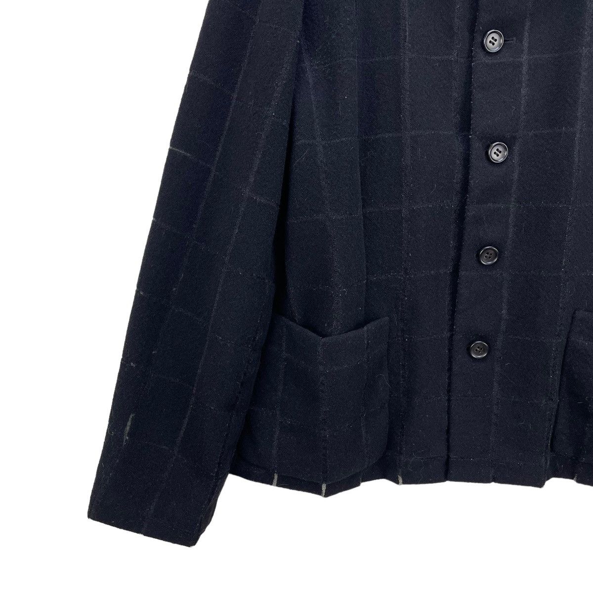 Comme des Garcons 🔥Vintage AD97 Comme Des Garcons Plaid Mesh Jacket Size L / US 10 / IT 46 - 9 Thumbnail