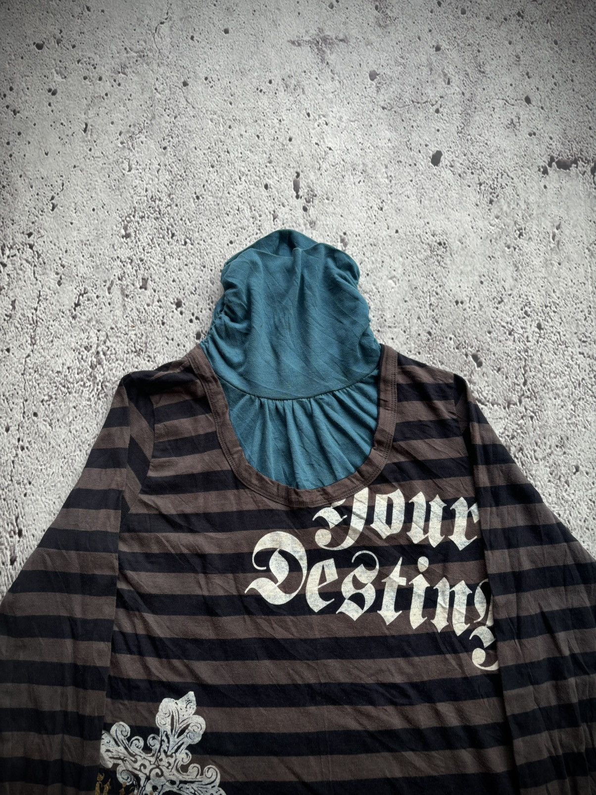 Hysteric Glamour Y2k Strange heaven stripe Punk style hoodie Size M / US 6-8 / IT 42-44 - 4 Thumbnail