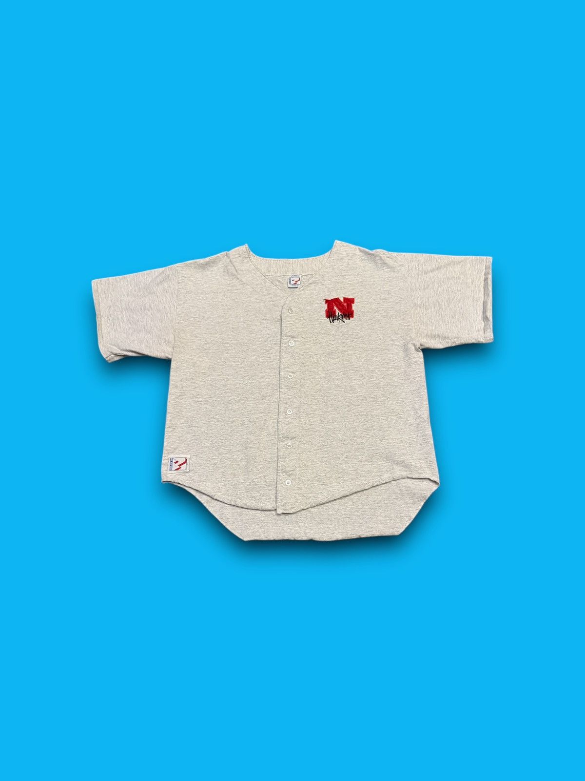 NCAA Vintage Nebraska Corn Huskers NCAA PLAYERZ jersey large Size US L / EU 52-54 / 3 - 1 Thumbnail