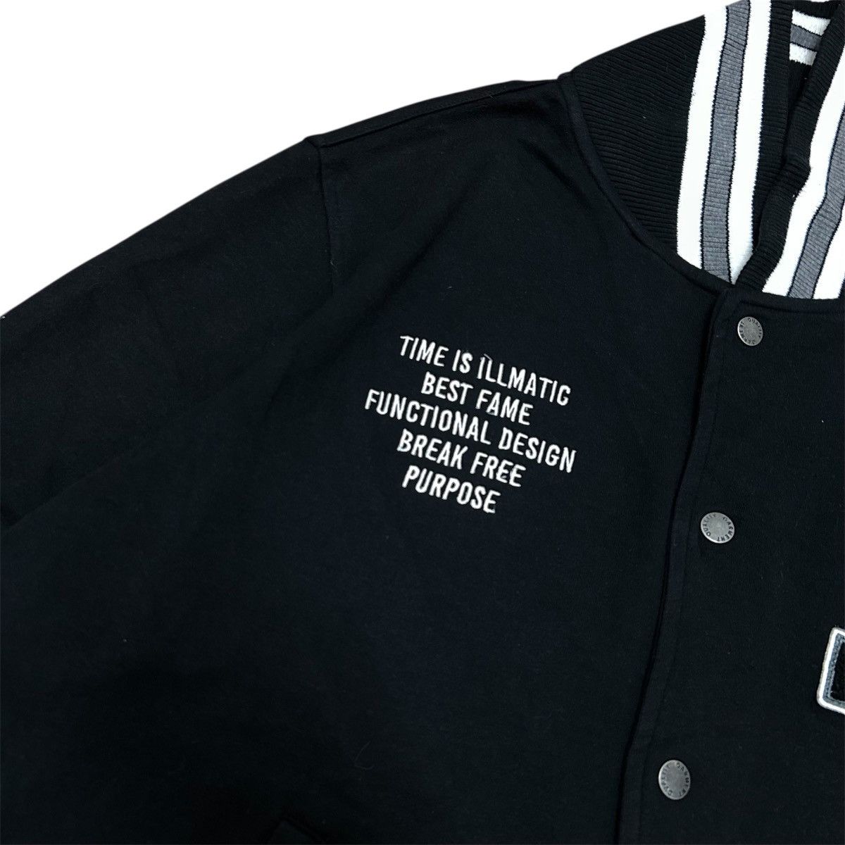 Japanese Brand Japanese Ills Arcadia 92" Varsity Full Zip Sweatshirt Size US L / EU 52-54 / 3 - 4 Thumbnail