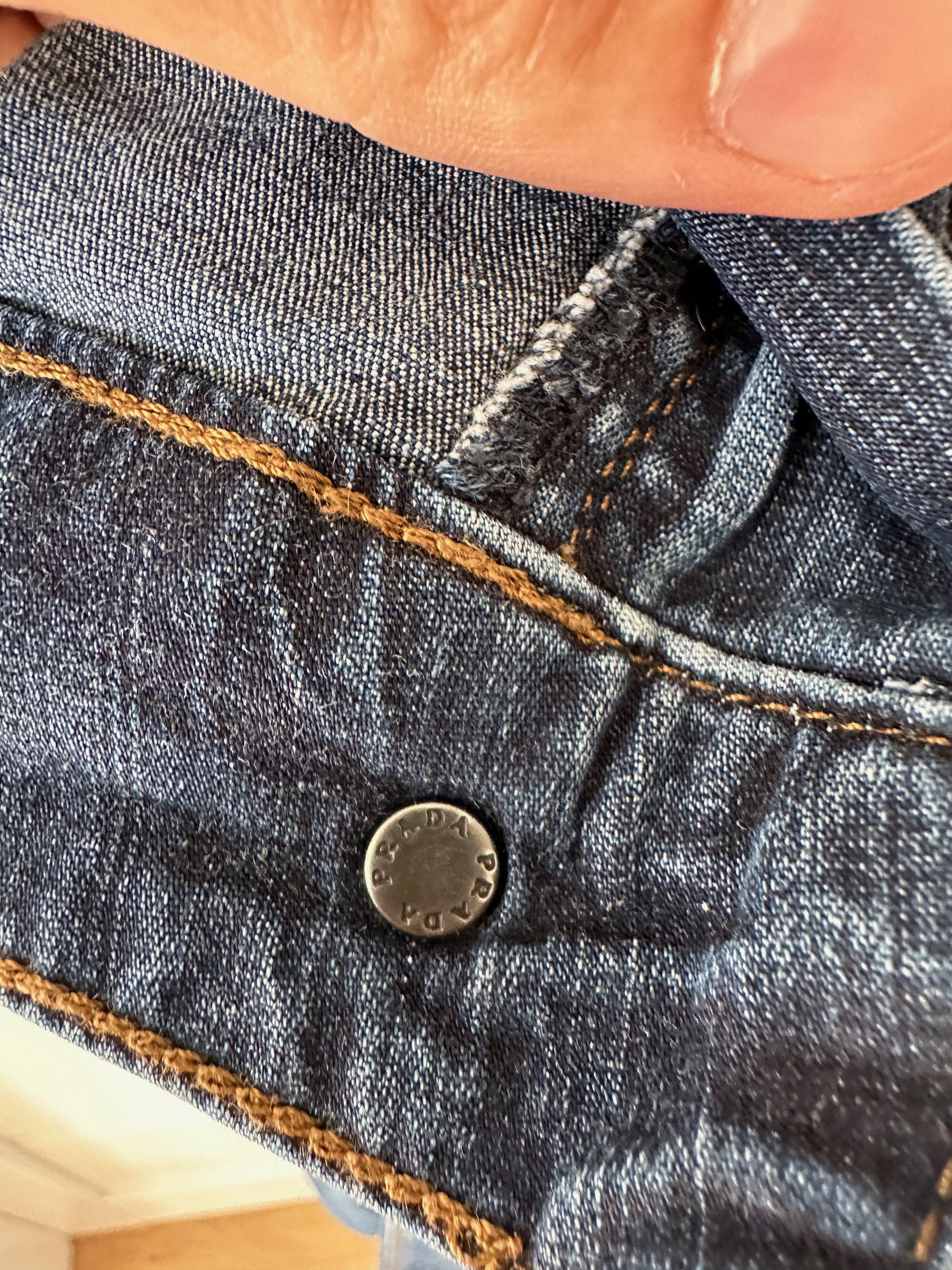 Prada PRADA stretch denim pants blue contour fit Size 30" / US 8 / IT 44 - 14 Thumbnail
