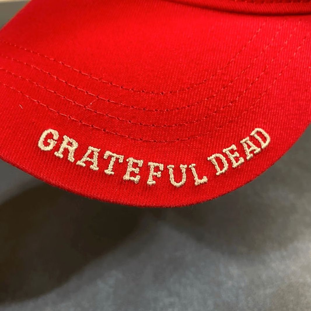Liquid Blue Liquid Blue Men's Grateful Dead - 65-95 Adjustable Baseball Cap Red OSFA New Size ONE SIZE - 5 Thumbnail