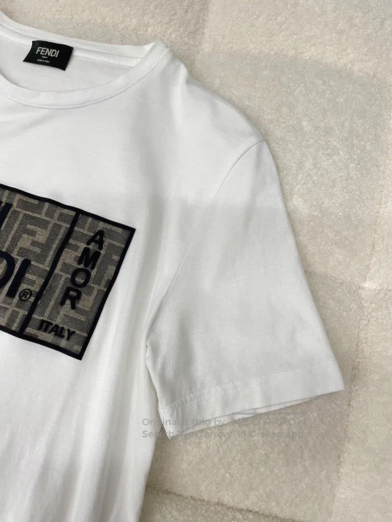 Fendi Fendi White Short-Sleeve T-Shirt Size US S / EU 44-46 / 1 - 5 Thumbnail
