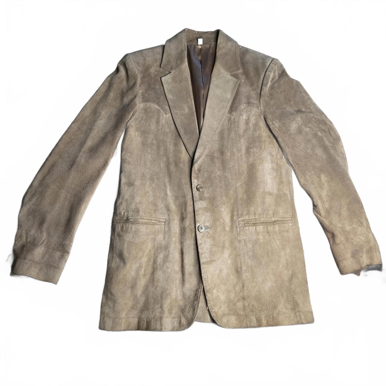 Scully Leather VTG Oakridge Scully Blazer Tan Suede Jacket Men Size 40L C1 Size 40L - 1 Thumbnail
