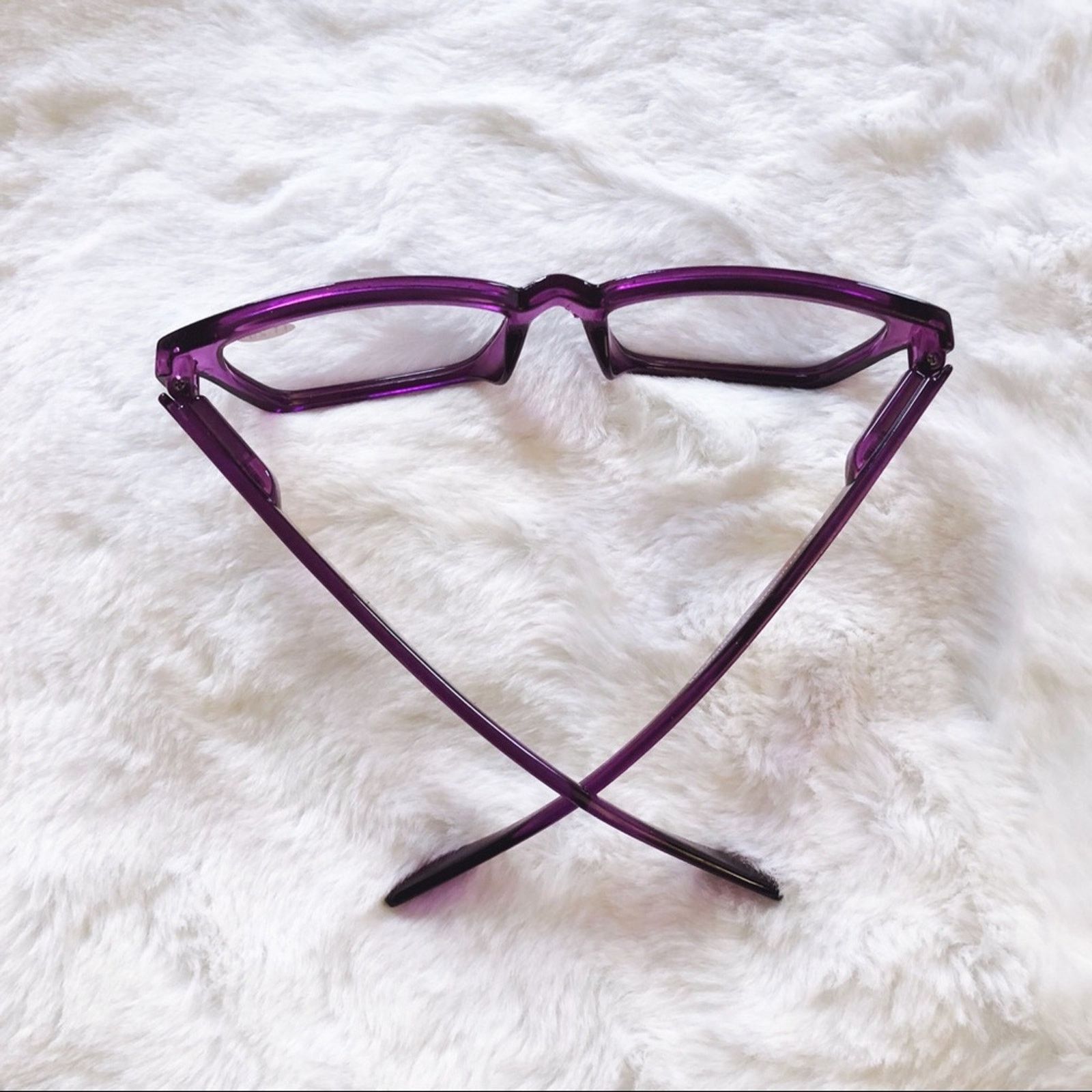 Other Alek Purple Pattern Reader Blue Light Glasses Size ONE SIZE - 9 Thumbnail