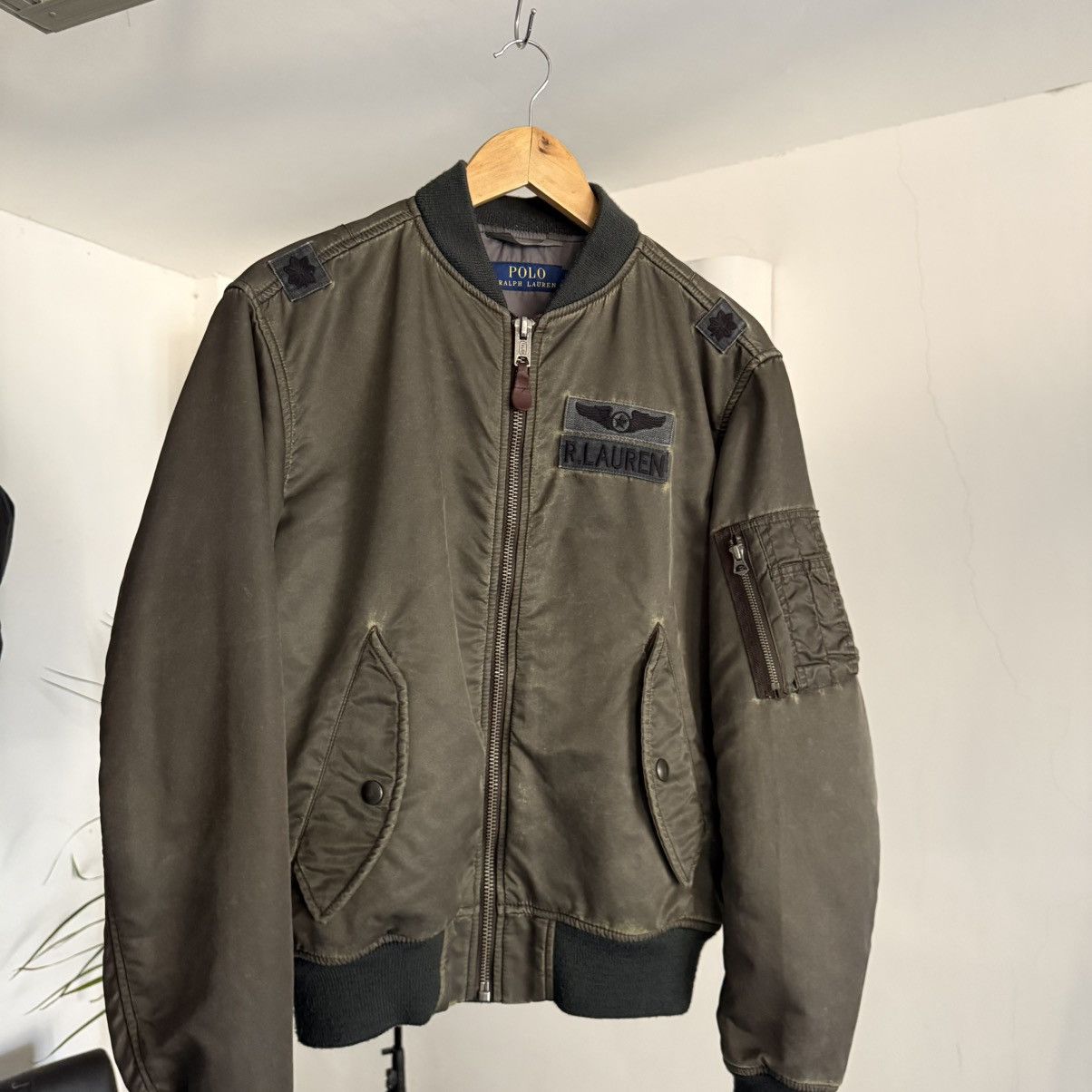 Polo Ralph Lauren Polo Ralph Lauren Military MA-1 Type Bomber Jacket Size US M / EU 48-50 / 2 - 3 Thumbnail
