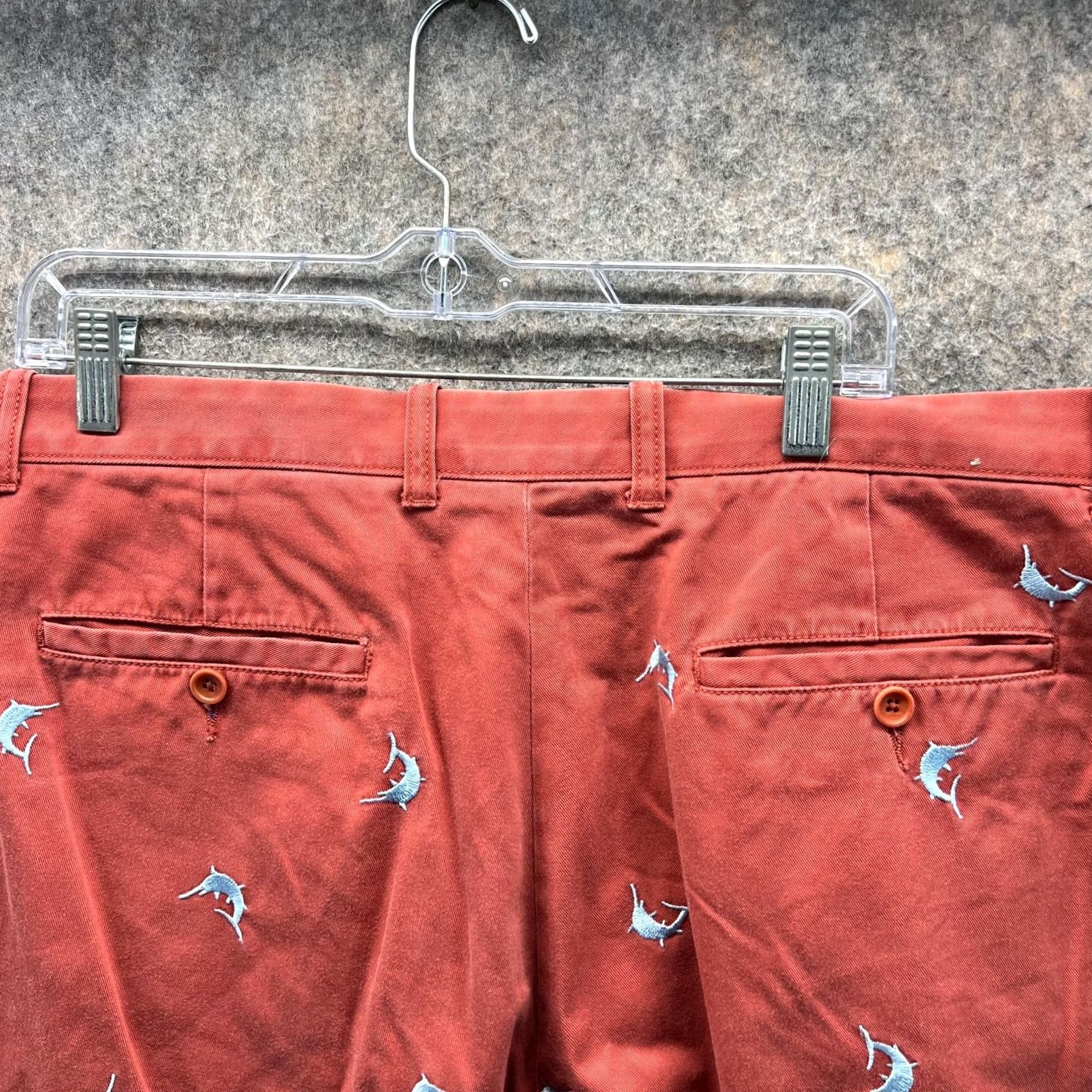 J.Crew J.CREW Pants Men 36x32 Orange Chino Pleated Cotton Casual Vintage? No (adjusted: Vintage: No) Size US 36 / EU 52 - 3 Thumbnail