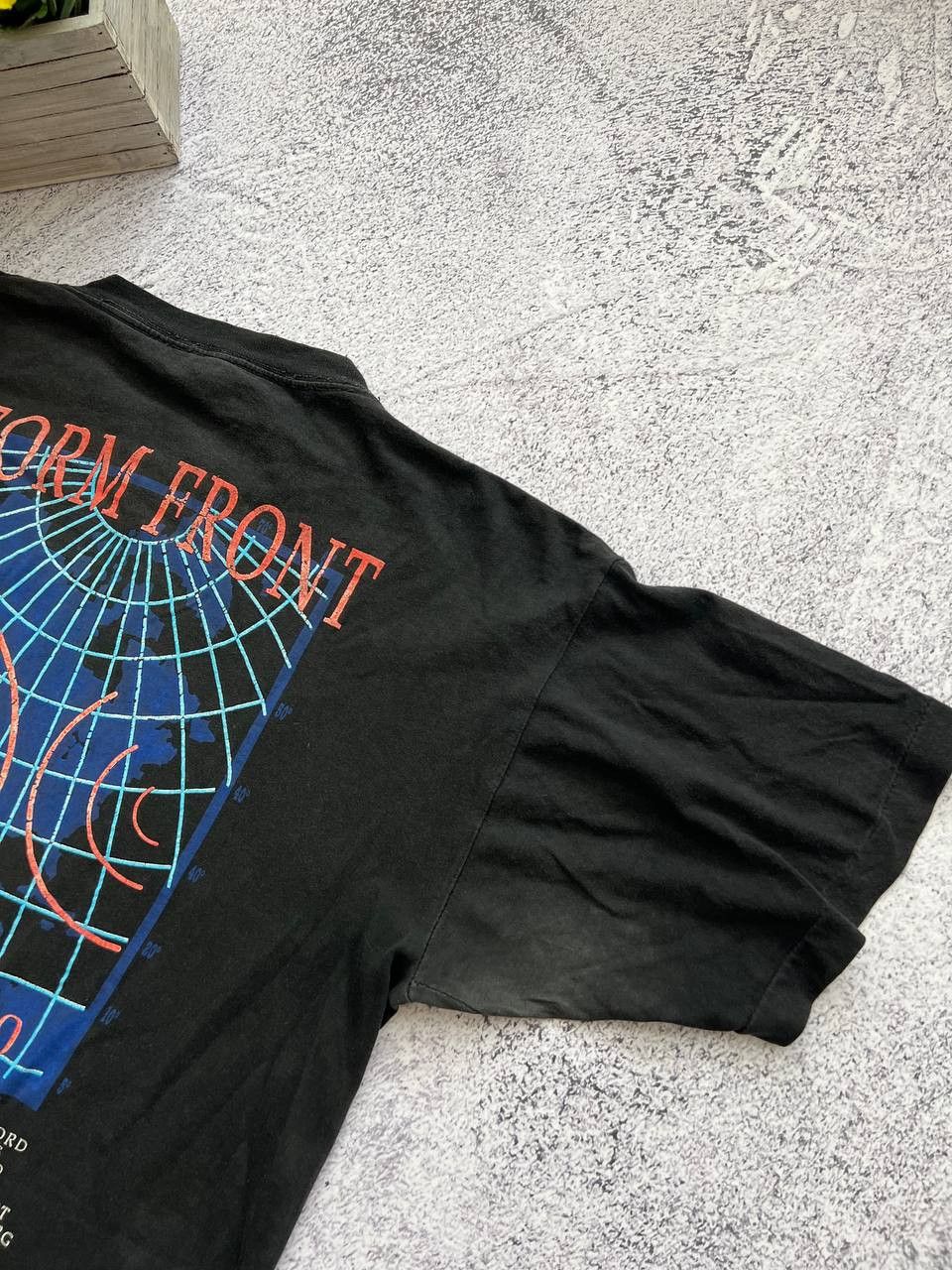 Band Tees × Vintage Vintage 1989/1990 Billy Joel Storm Front Album Cover Tshirt Size US L / EU 52-54 / 3 - 3 Thumbnail