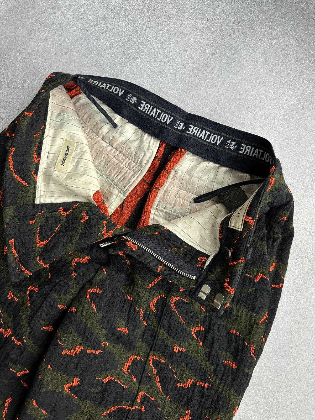 Zadig & Voltaire Vintage Zadig&Voltaire Profil Leo Woman Straight Pants Size 25" / US 0 / IT 36 - 4 Thumbnail