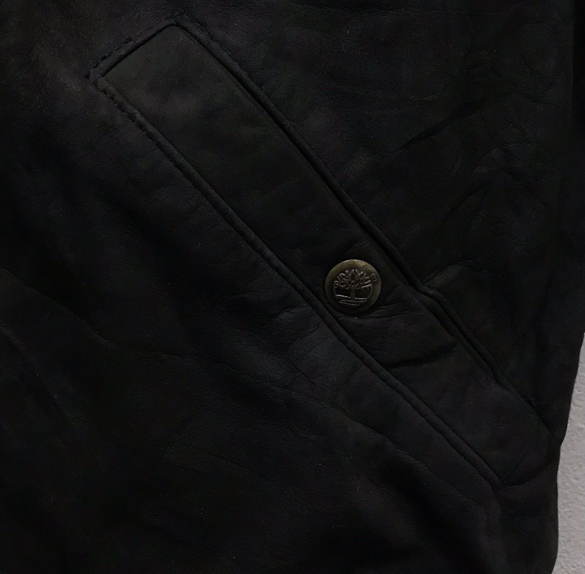 Timberland × Vintage Vintage Timberland Weather Gear Leather Jacket Size US M / EU 48-50 / 2 - 6 Thumbnail