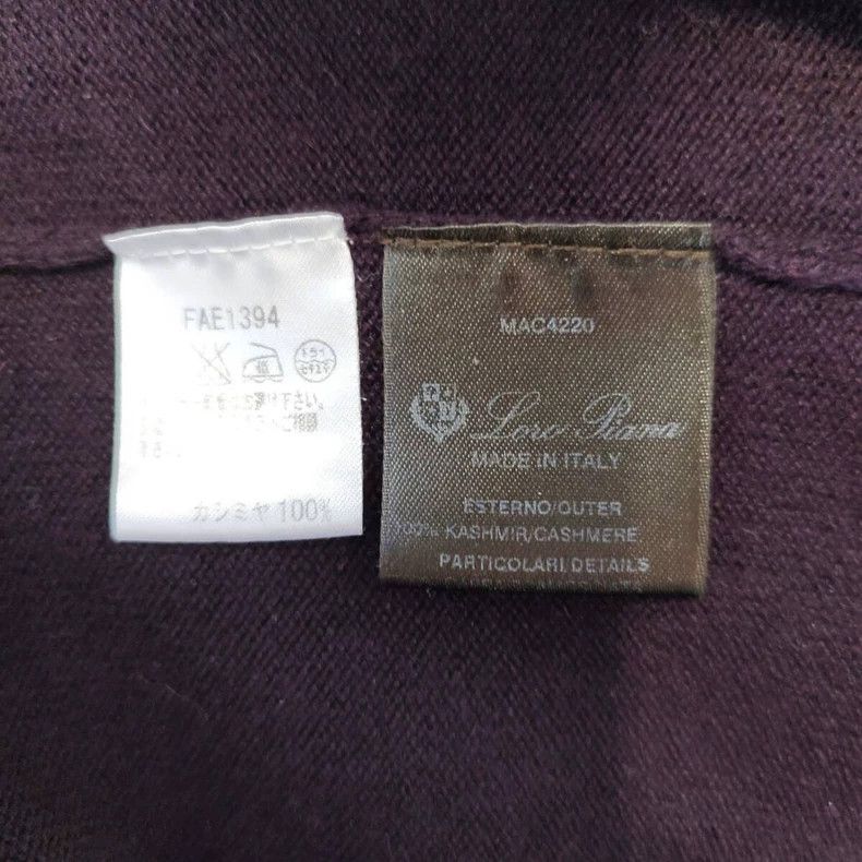 Other LORO PIANA size42 A dark purple cashmere dress Size M / US 6-8 / IT 42-44 - 8 Thumbnail
