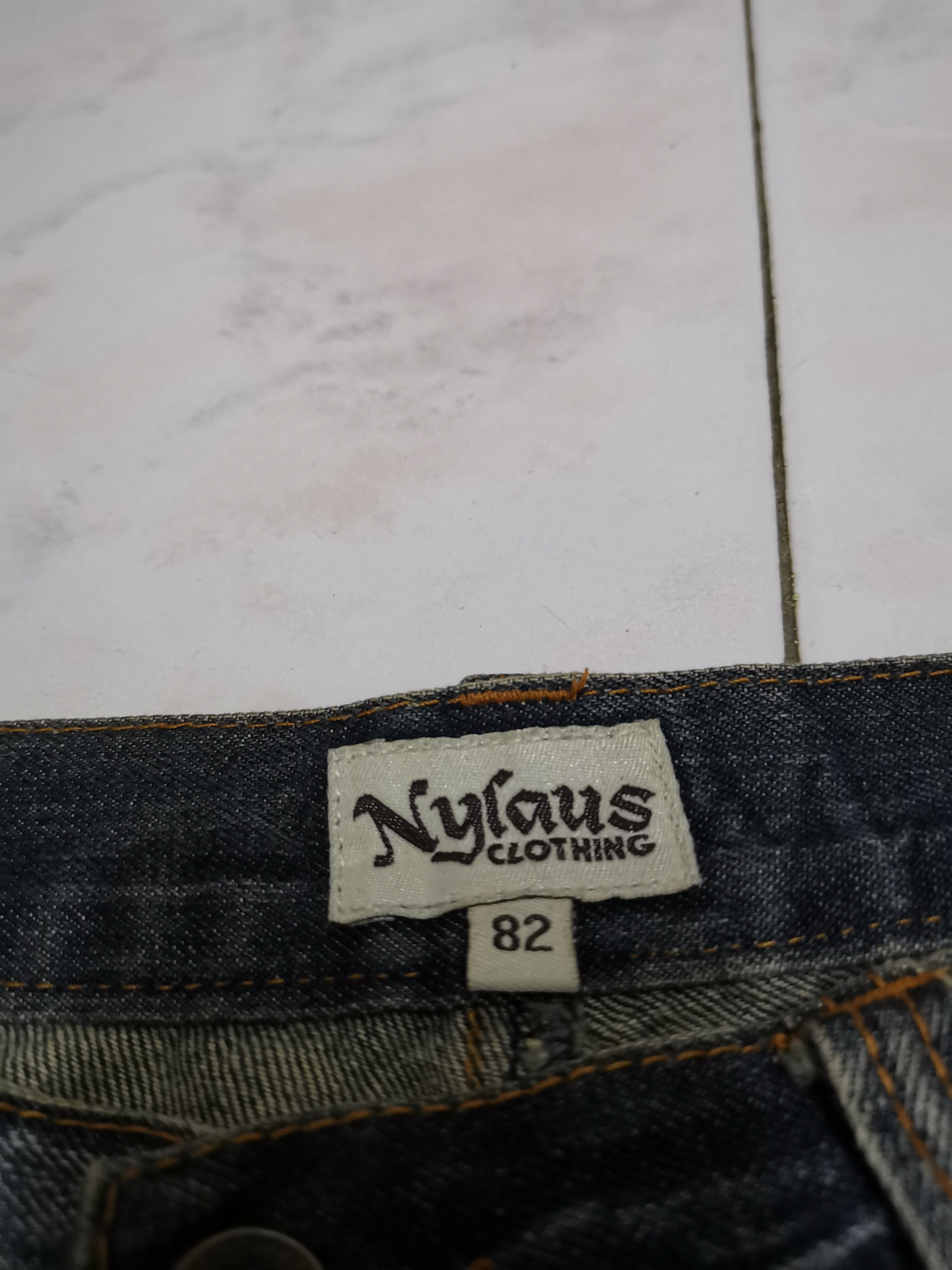 Tornado Mart Nylaus rare nice design double waist jeans Size US 32 / EU 48 - 8 Thumbnail
